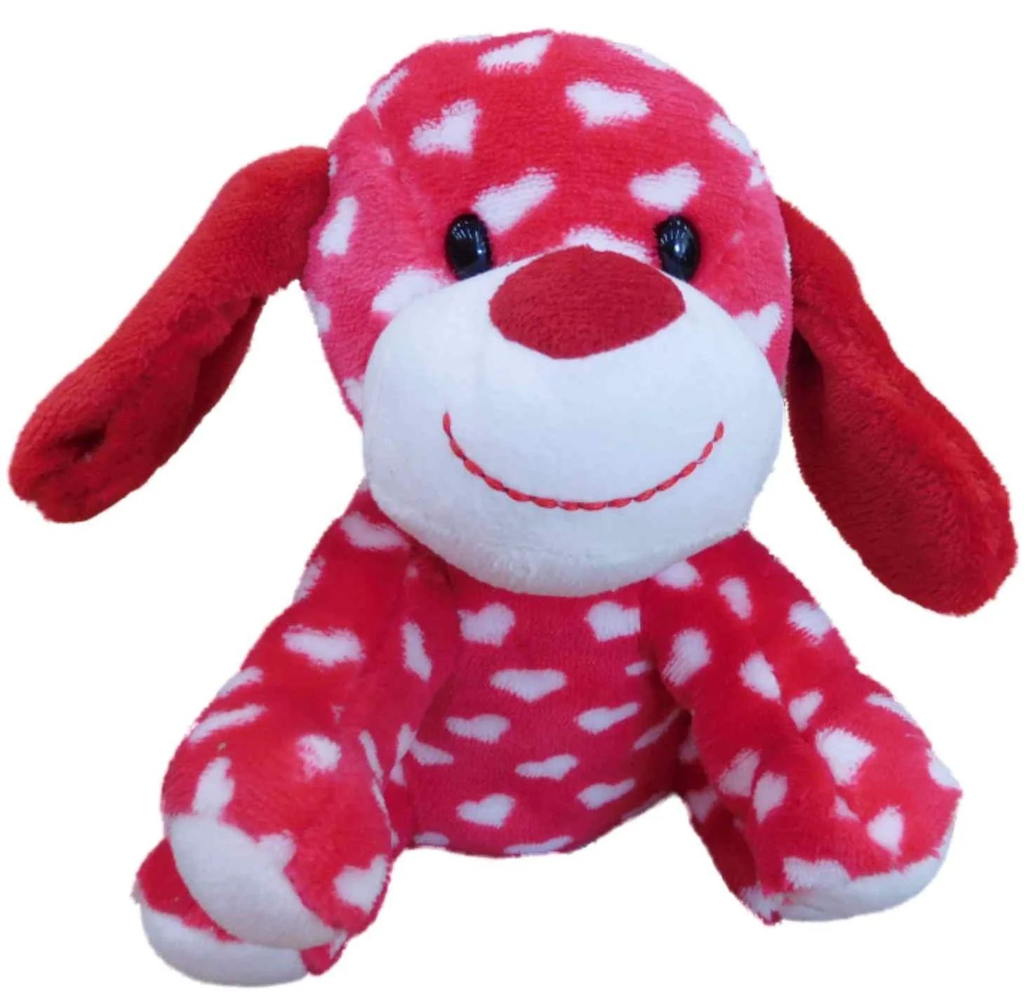 Celebrate plush puppy dog stuffed animal valentine 7" red heart pup pal