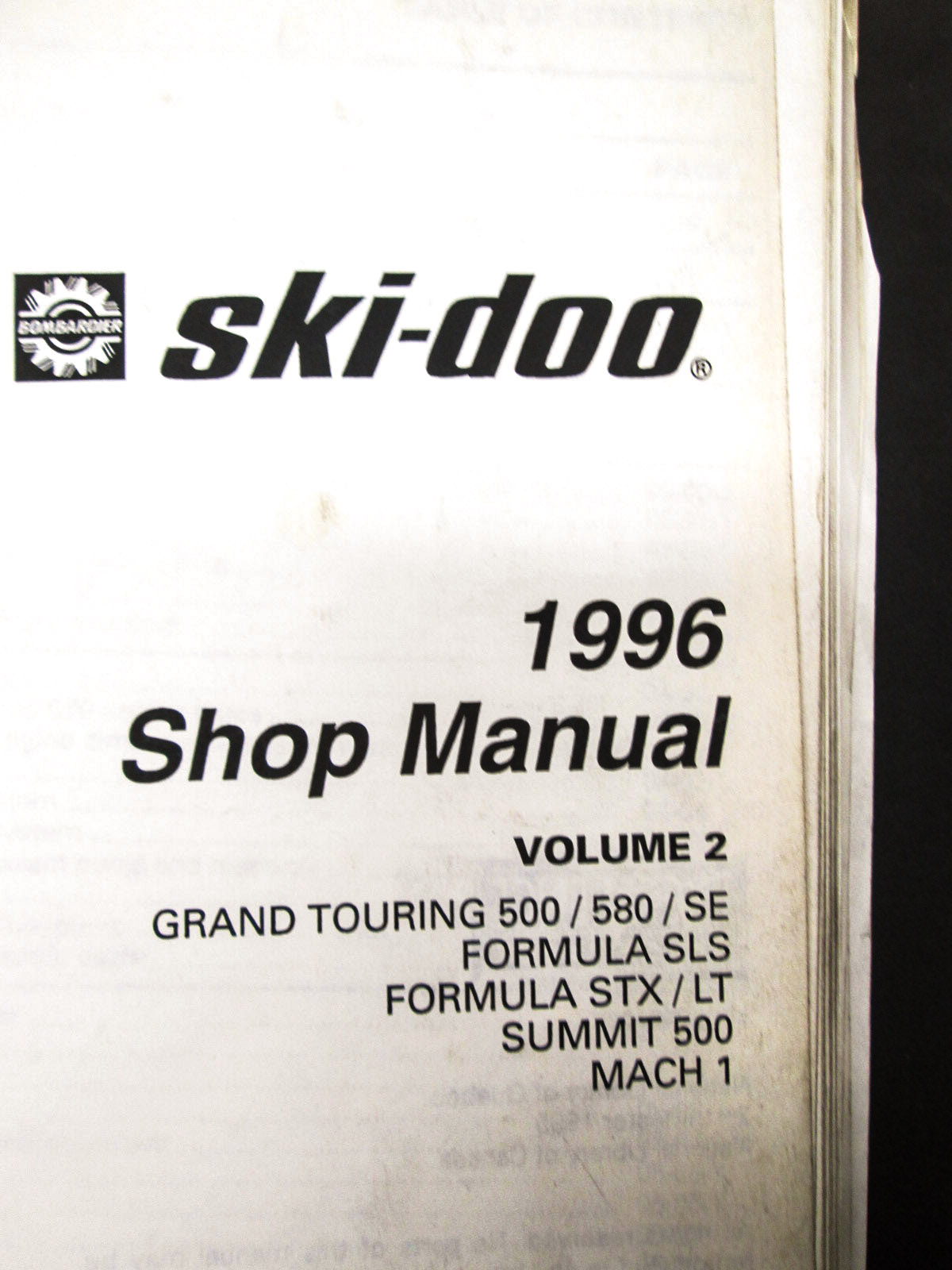 Ski Doo 1996 Snowmobile Service Manual Walmart Com Ski Doo 1996 Snowmobile Service Manual Walmart Com