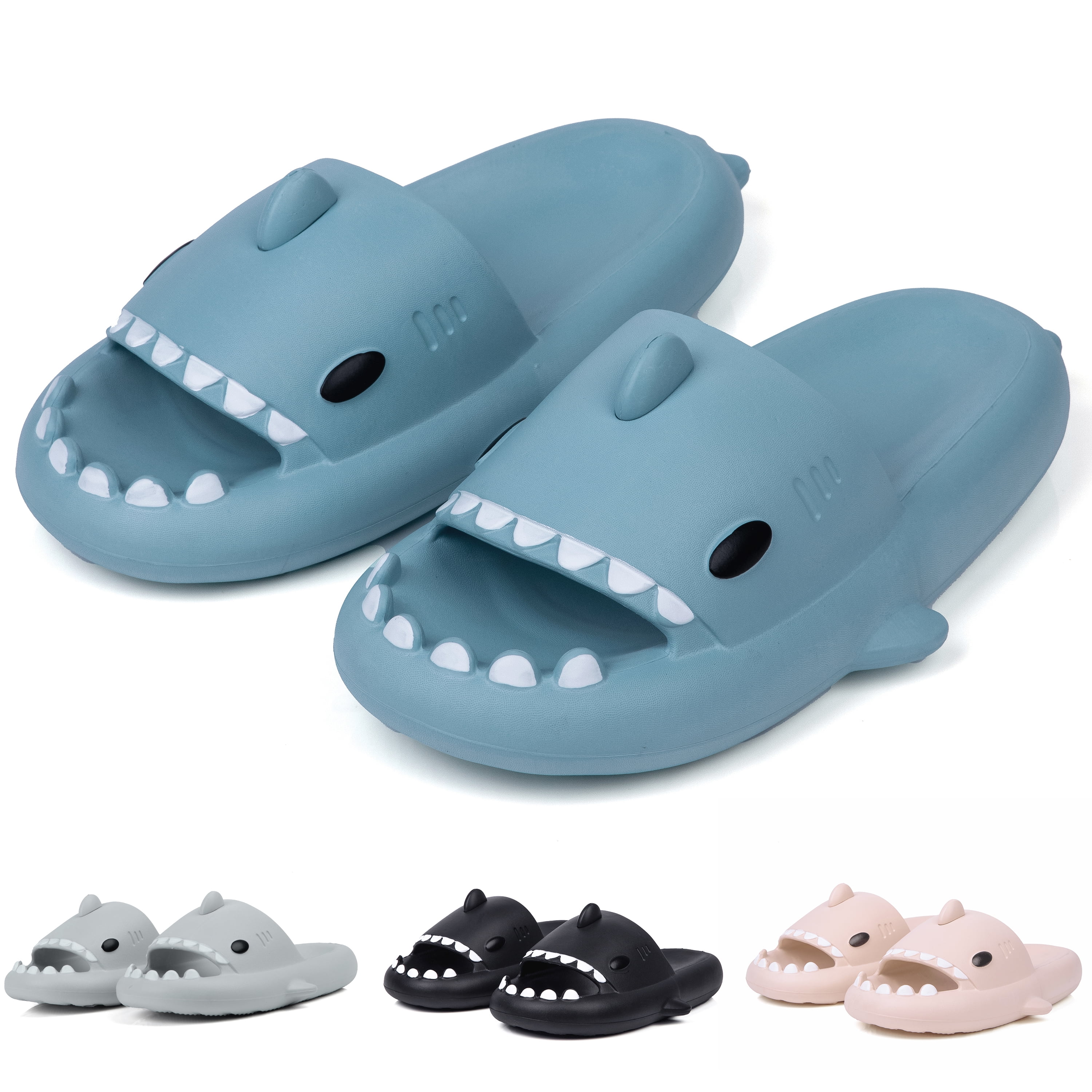 Saguaro cloud shark slides for women men cute house slippers anti-slip