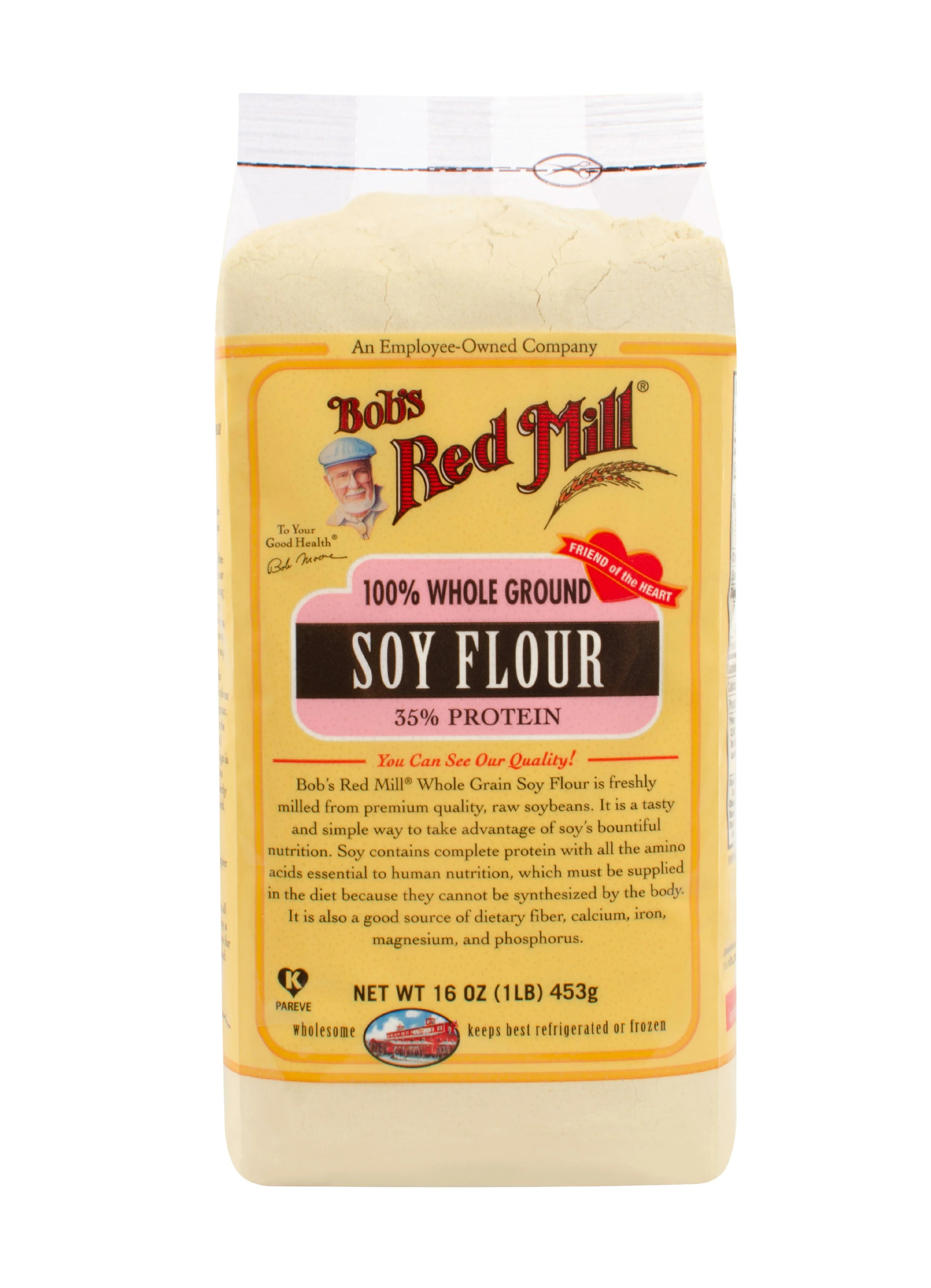Potato Flakes Bobs red mill soy flour.