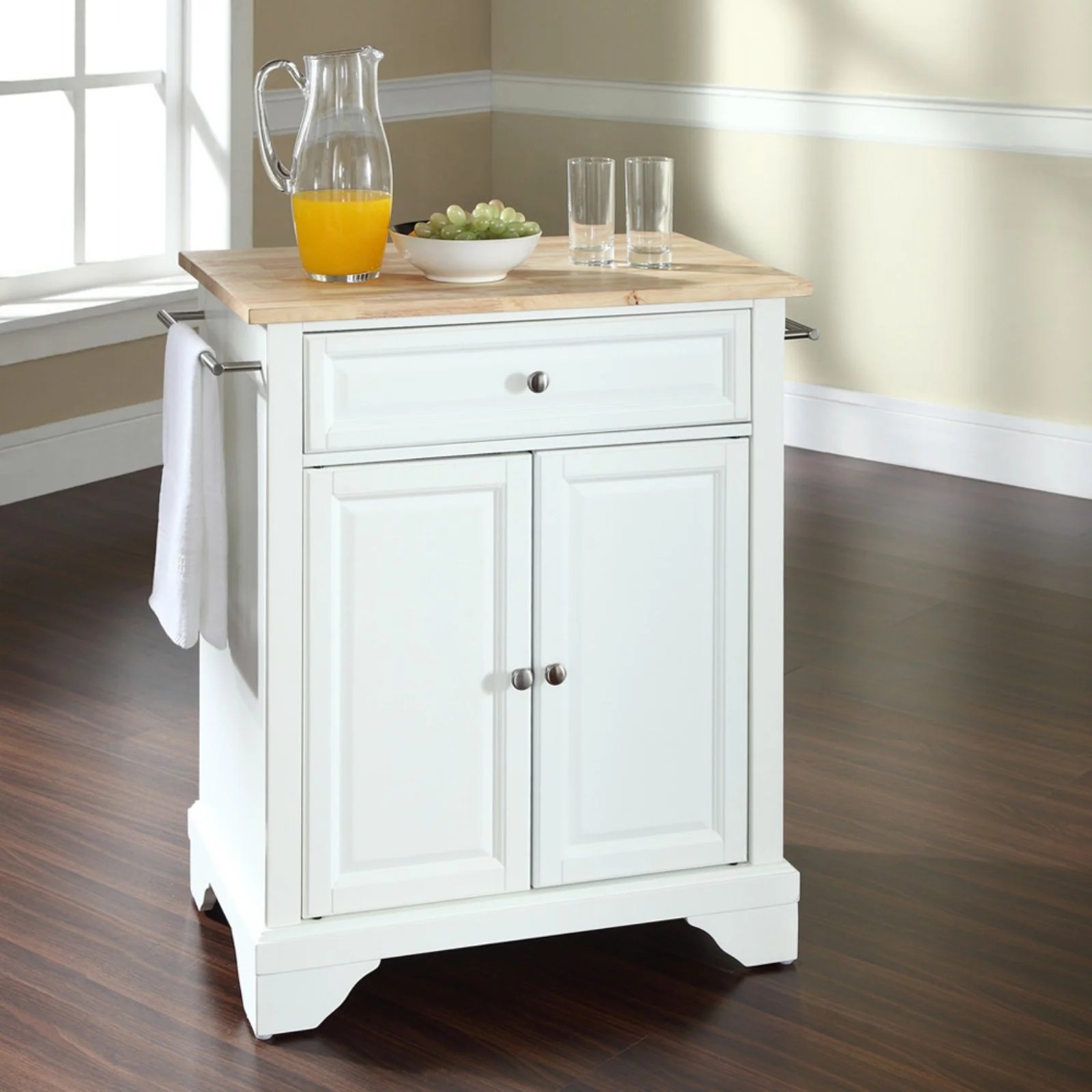 Mainstays Kitchen Island Cart with Drawer and Storage ...
