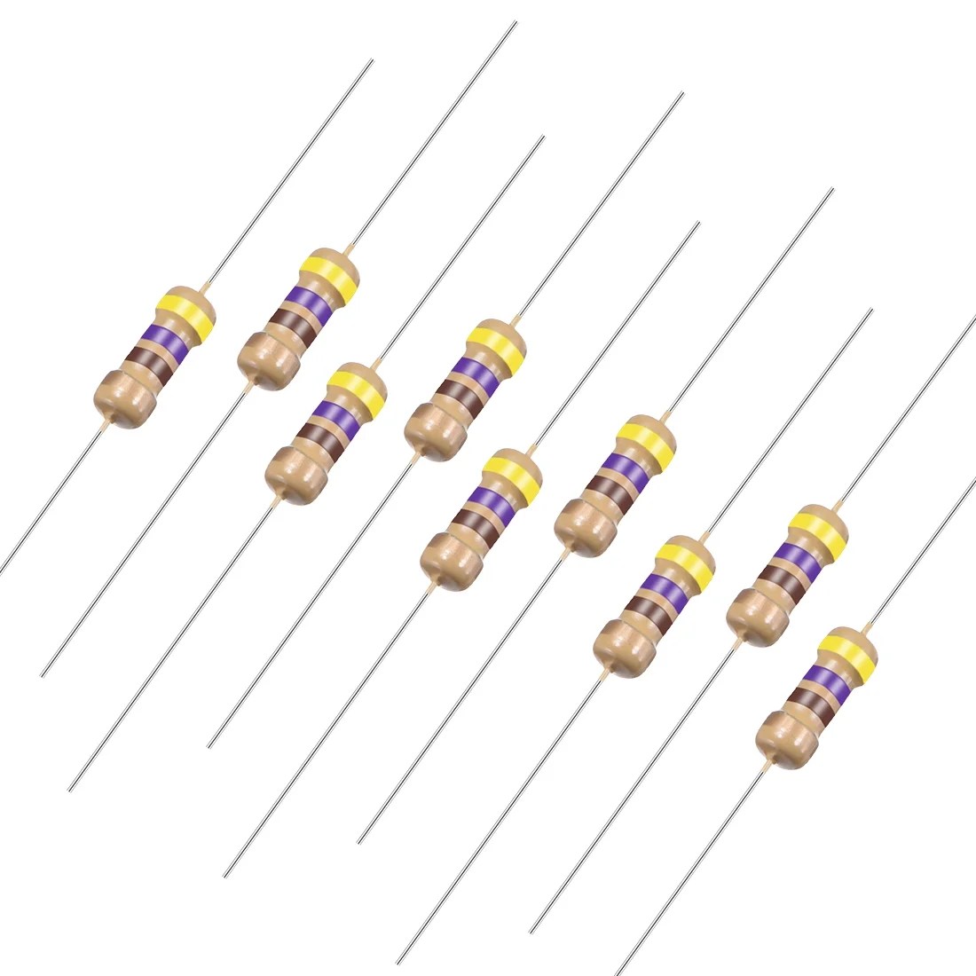1 4 Watt 470 Ohm Carbon Film Resistors 5 Tolerances 0 25w
