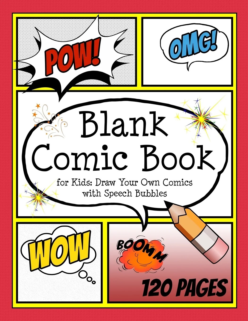 Blank comic book for kids