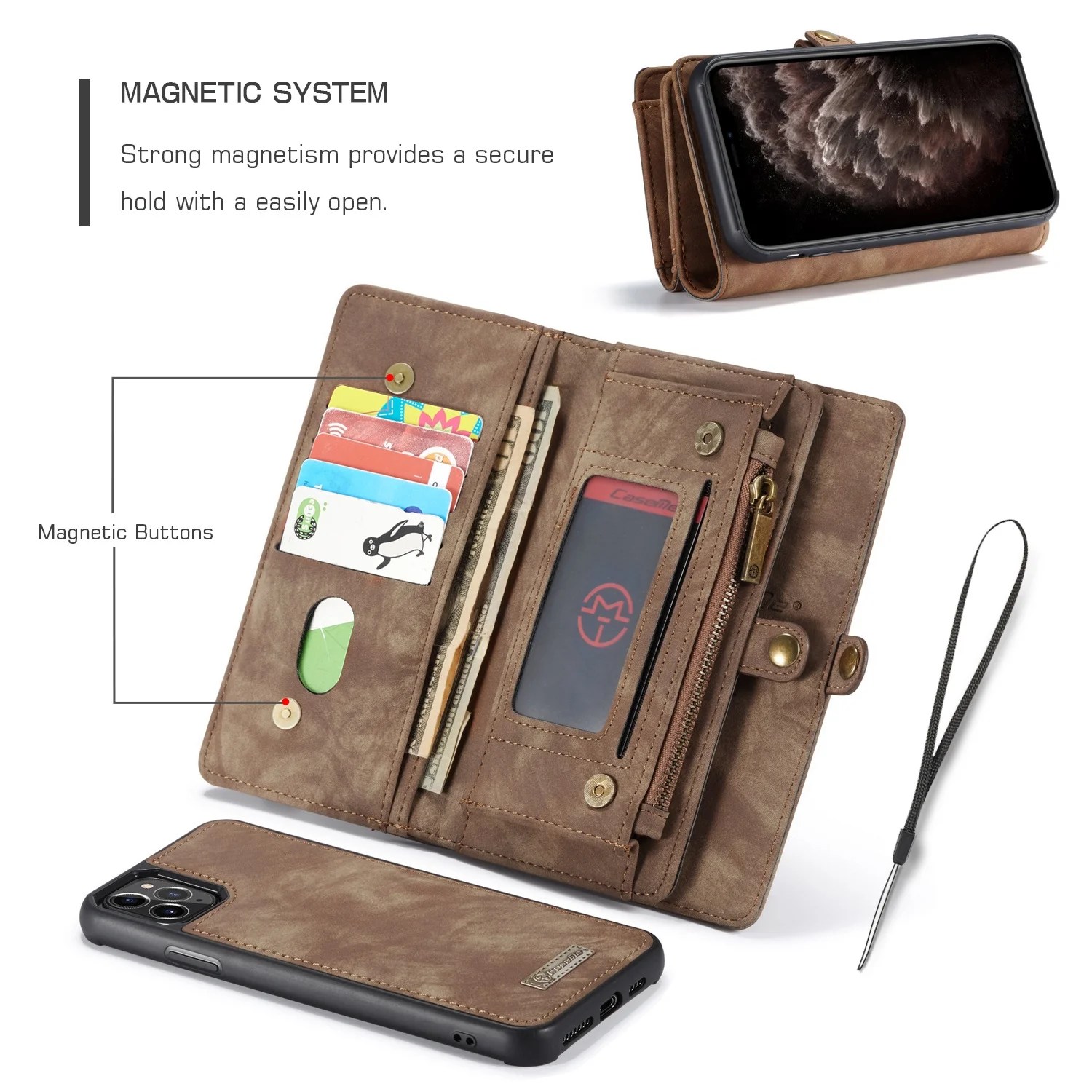 Wallet flap pouch case cover for iphone se 2020 se2/6/6s/7/8 (4.7 inch), . Multipurpose Wallet Flip Phone Case for iphone 12 mini/12