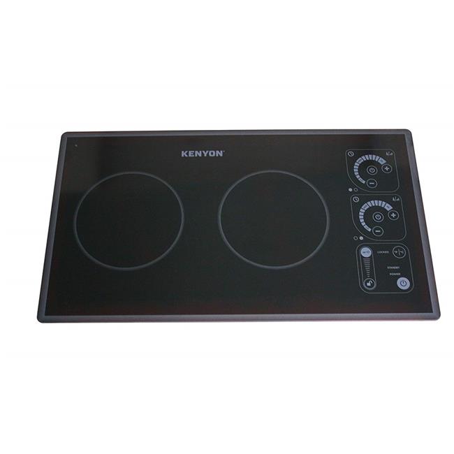Kenyon B81331 21 In 240v Silken Portrait Electric Induction Cooktop With 2 Burner Black