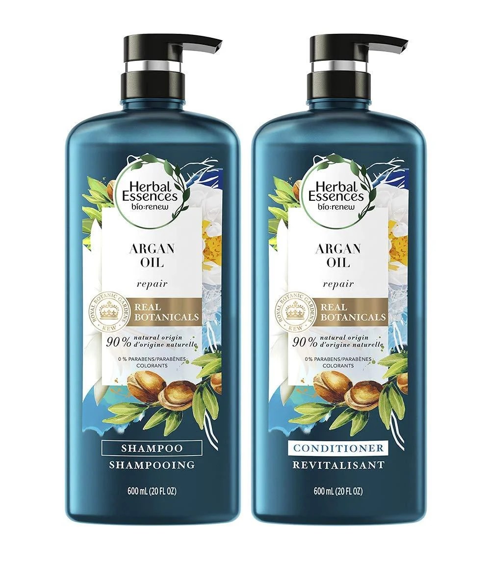 Herbal essences repairing daily shampoo & conditioner with argan oil