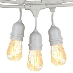 edison led lights brightech ambience hanging string outdoor gazebo bulbs waterproof pro ft 2w creates bistro yard