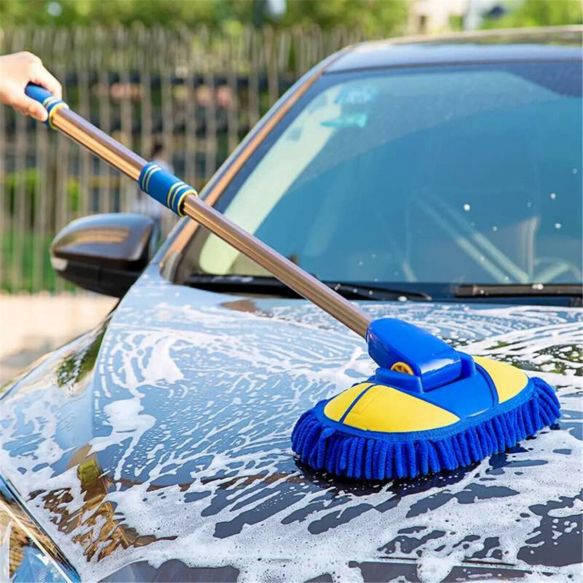 Kwanshop car wash brush super soft heavy duty clean truck suv