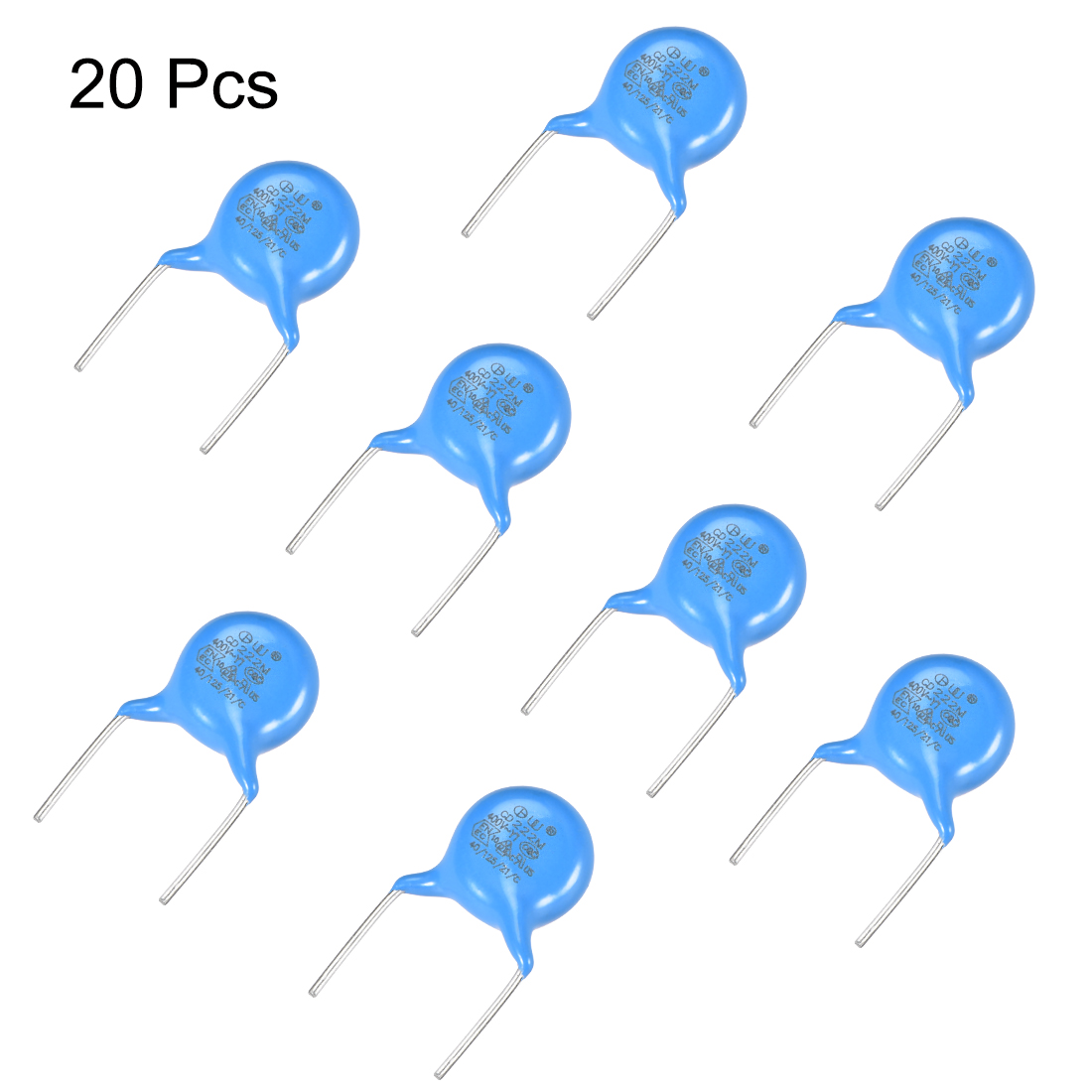 Ceramic Disc Safety Capacitors 2200pf 400v Ac Y1 Series L8
