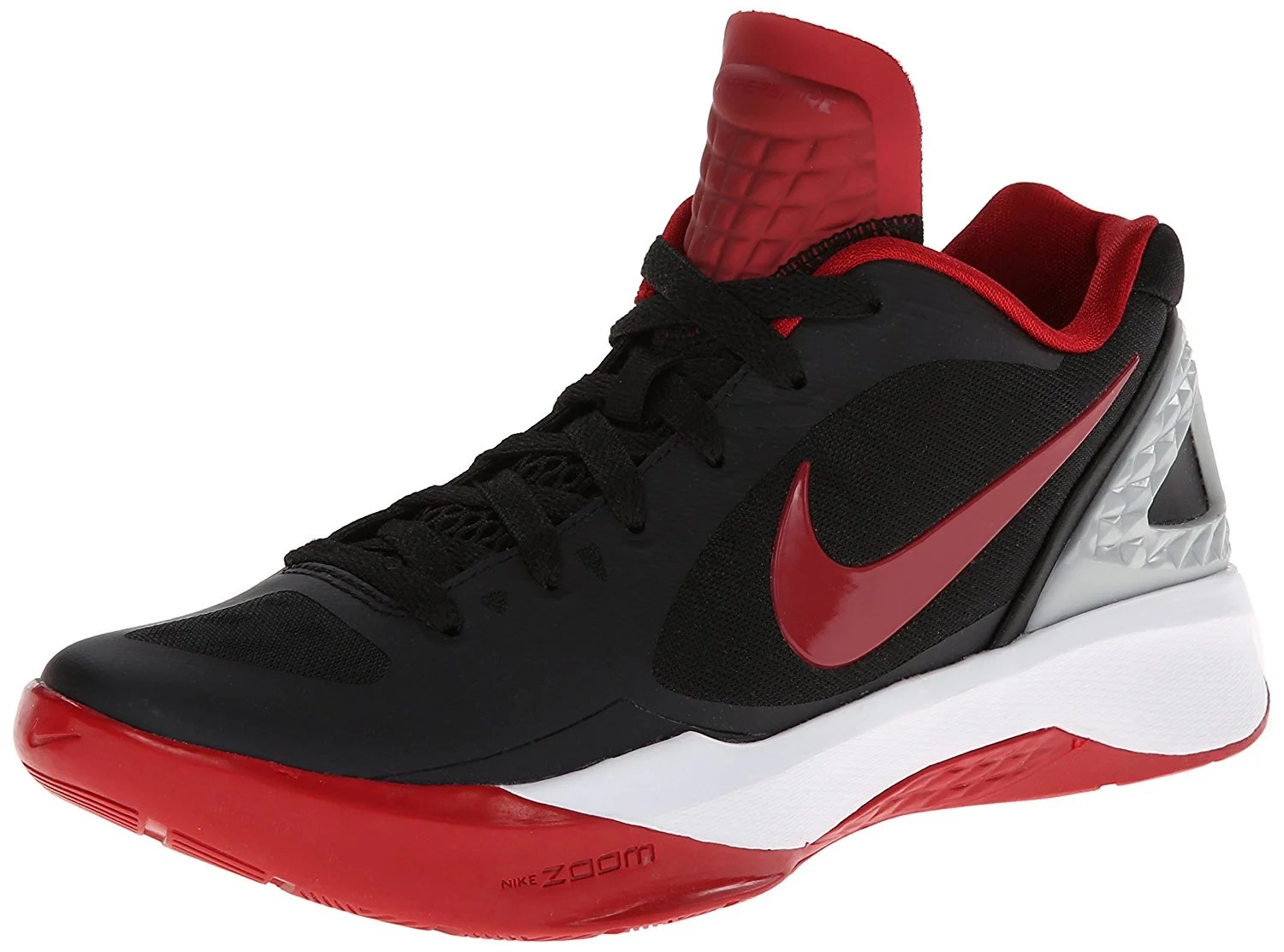 Nike women's zoom hyperspike volleyball shoes grey/silver/black/white