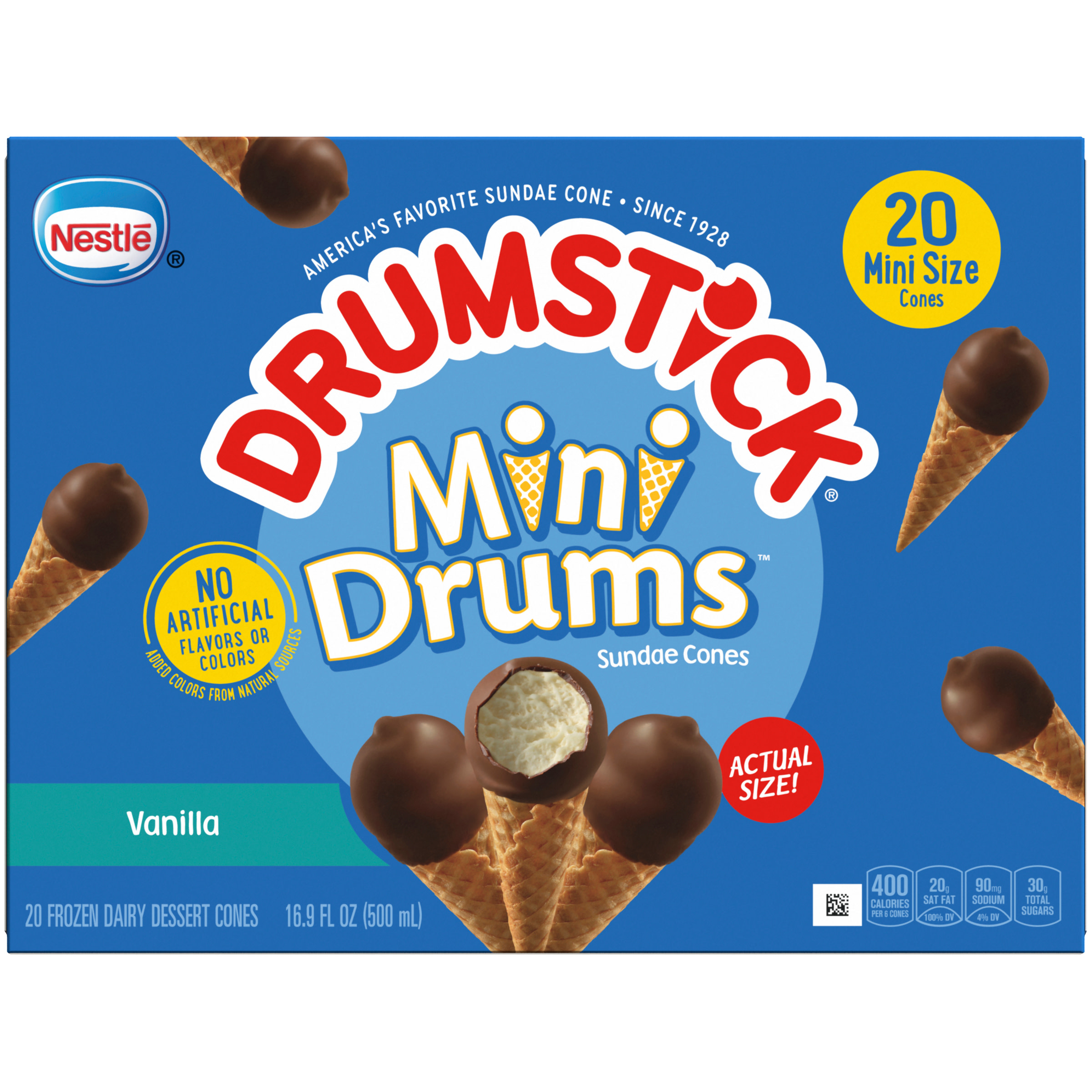 Nutty Buddy Super Scoops Ice Cream Cone 4 Count Walmart Walmart 