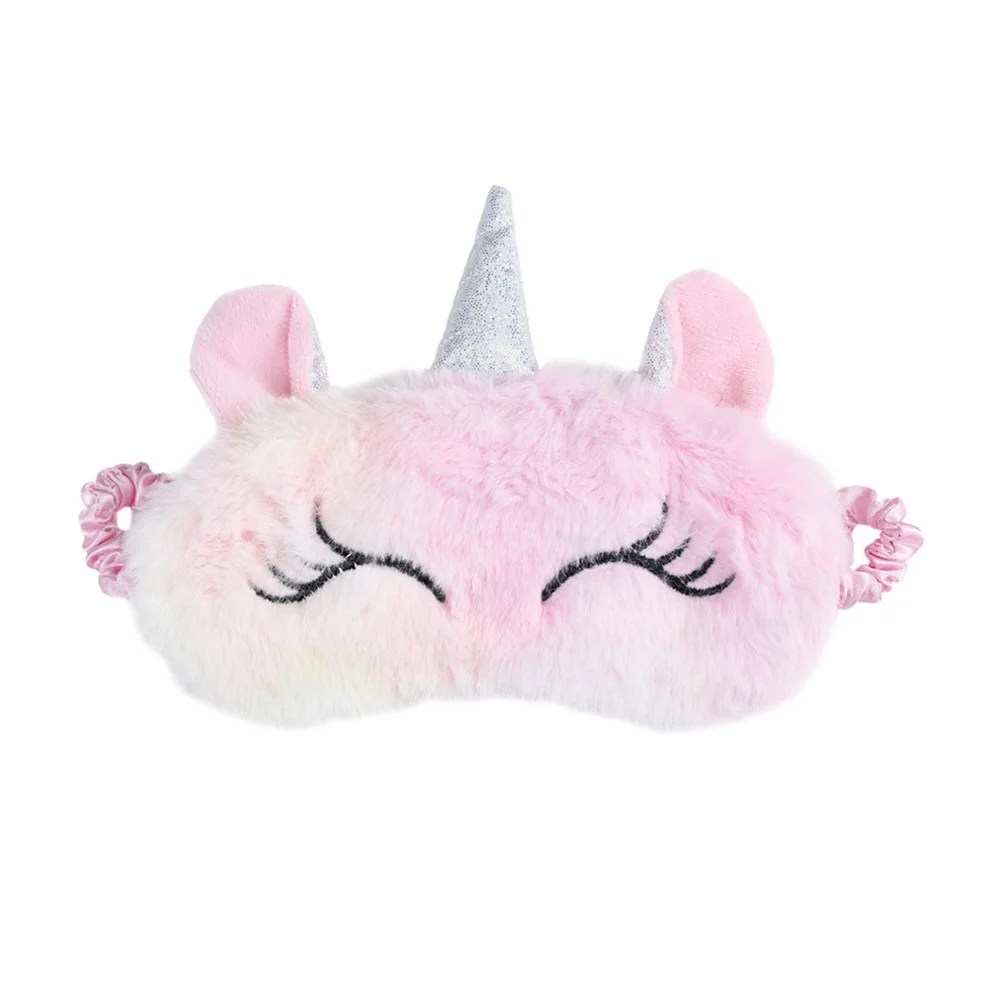 jsqnanchi 1pcs fashion cute unicorn sleep mask eye shade cover for