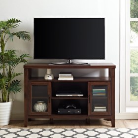 farmhouse tv tall stand modern manor walnut park walmart dark dialog displays option additional button zoom opens