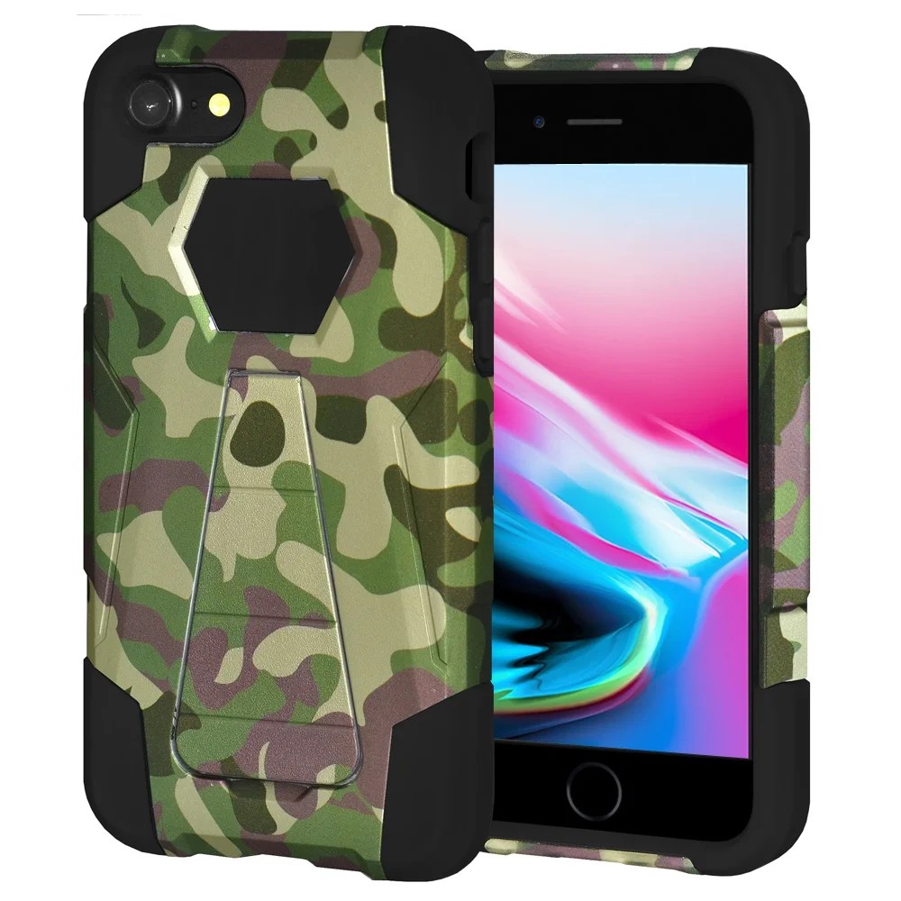 With a magnetic kickstand and . iPhone 8 Case, Premium Designer Slim Fit Dual Layer Case