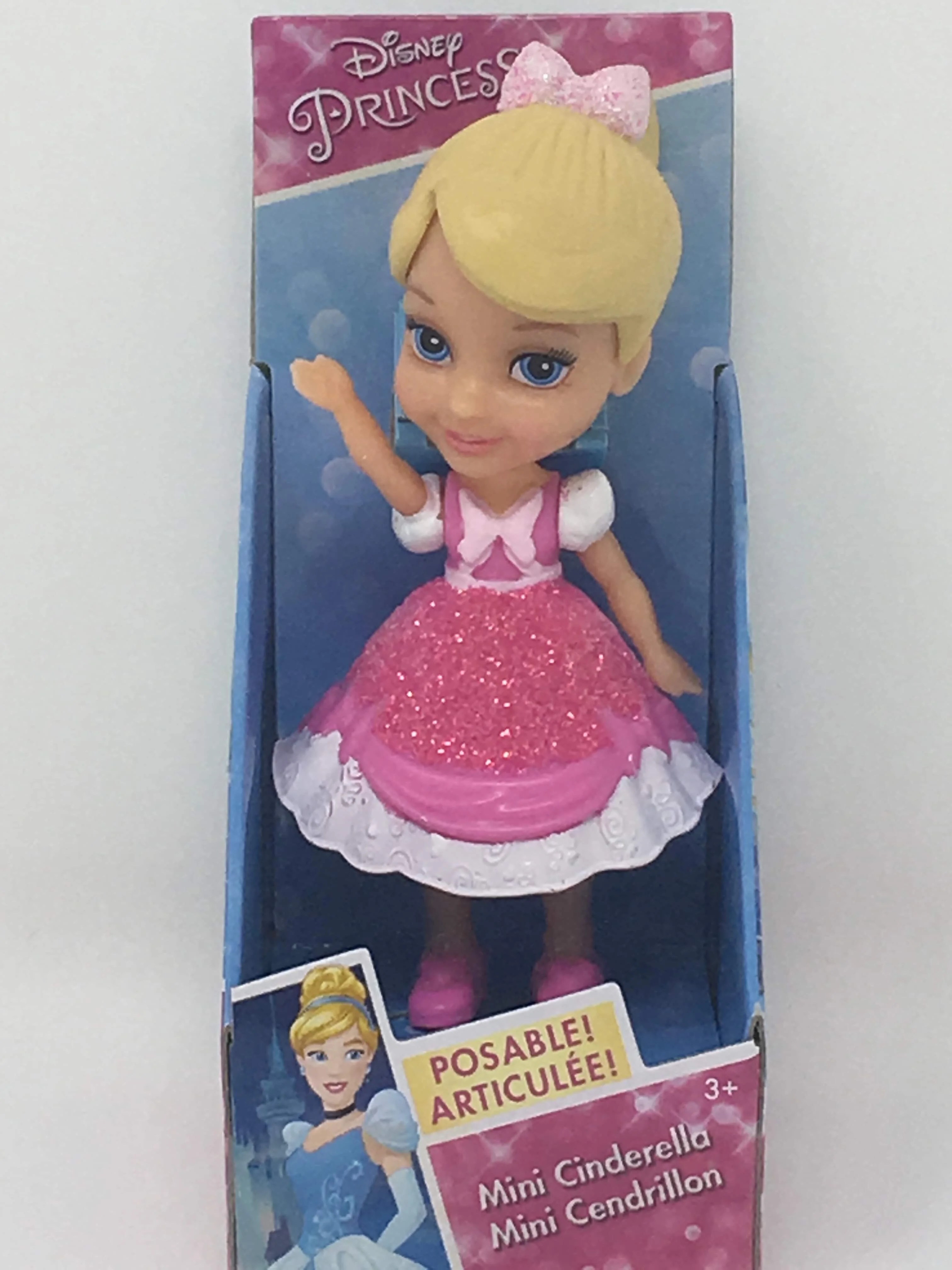 pix Mini Disney Princess Dolls With Removable Dresses new version disney princess mini doll cinderella pink dress walmart com