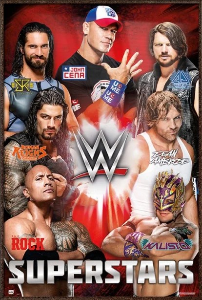 Note that what follows are not reviews in the pure sense, but. WWE Superstars - Framed Wrestling Poster / Print (The Rock