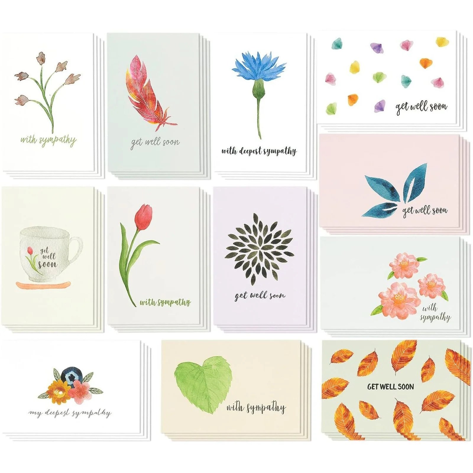 Discover these free happy anniversary cards that you can print from home. Sympathy Cards 48 Pack Sympathy Cards Bulk Greeting Cards Sympathy Watercolor Floral Foliage Designs Envelopes Included Assorted Sympathy Cards 4 X 6 Inches Walmart Com