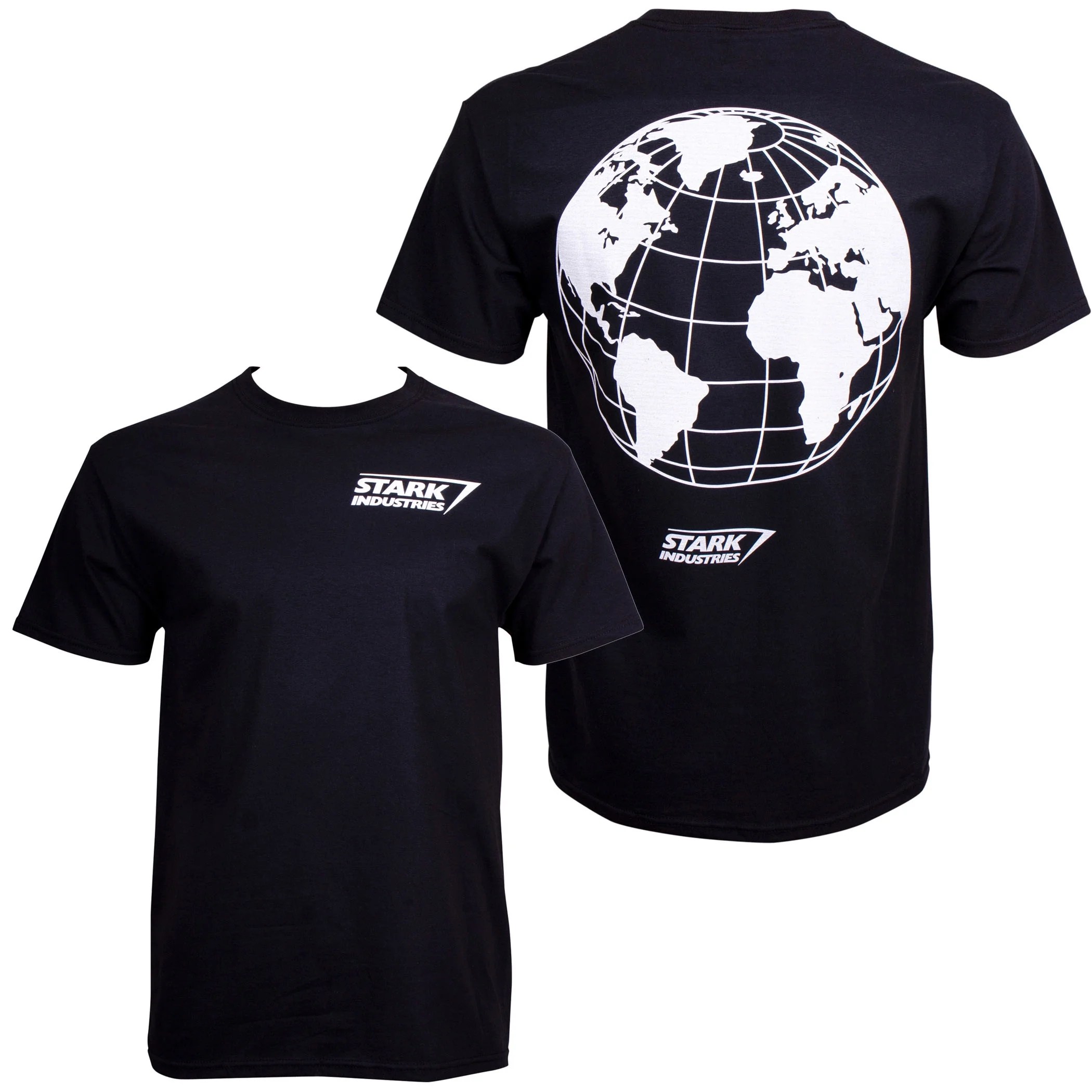iron man stark industries world back print t shirt large walmart com