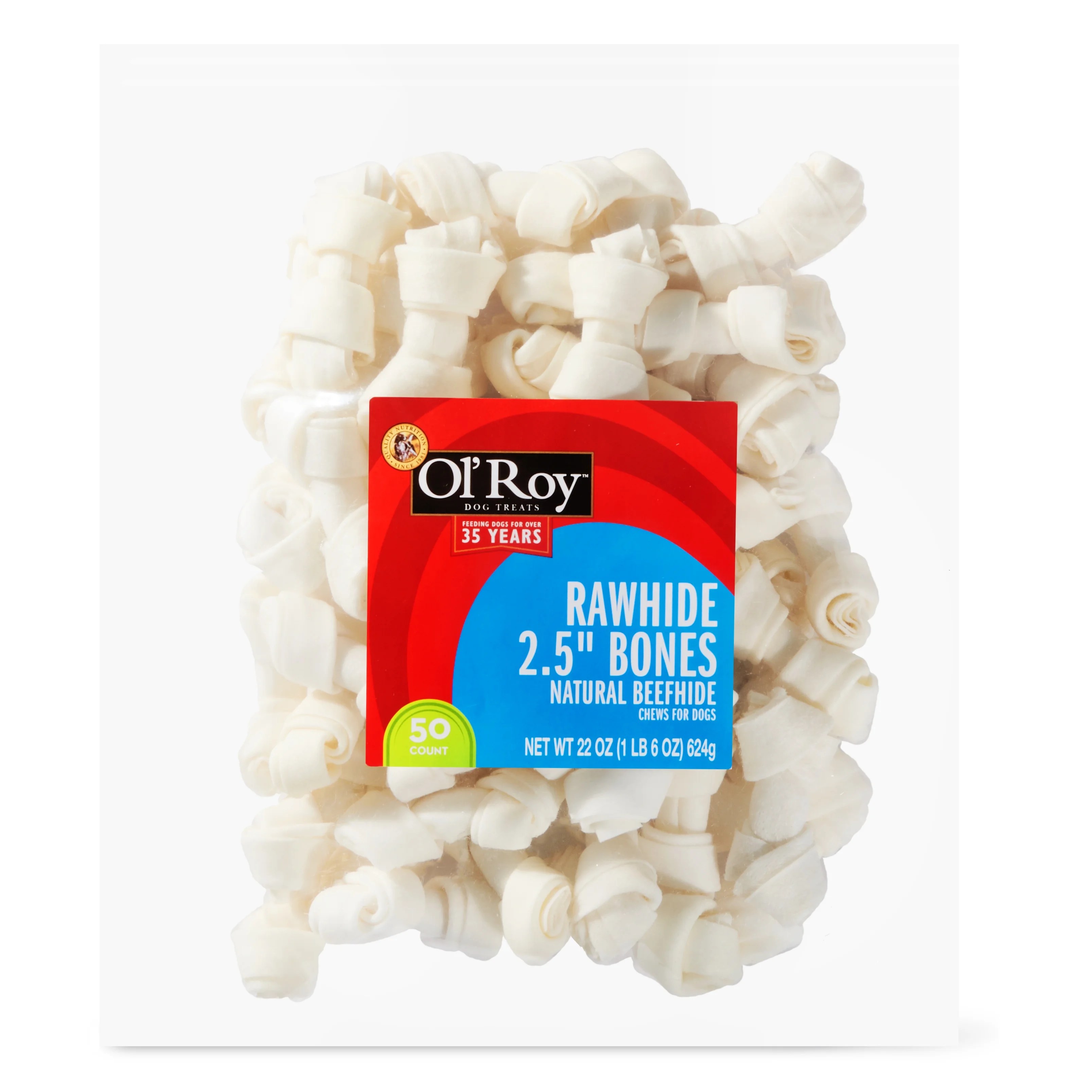 There is a long list of why dogs are such a wonderful companion to have, some of the reasons include their loyal nature, their loving disposition, and protective instincts. Ol' Roy Natural Beefhide Rawhide Bones Dog Chews, 2.5", 50 Pack - Walmart.com - Walmart.com