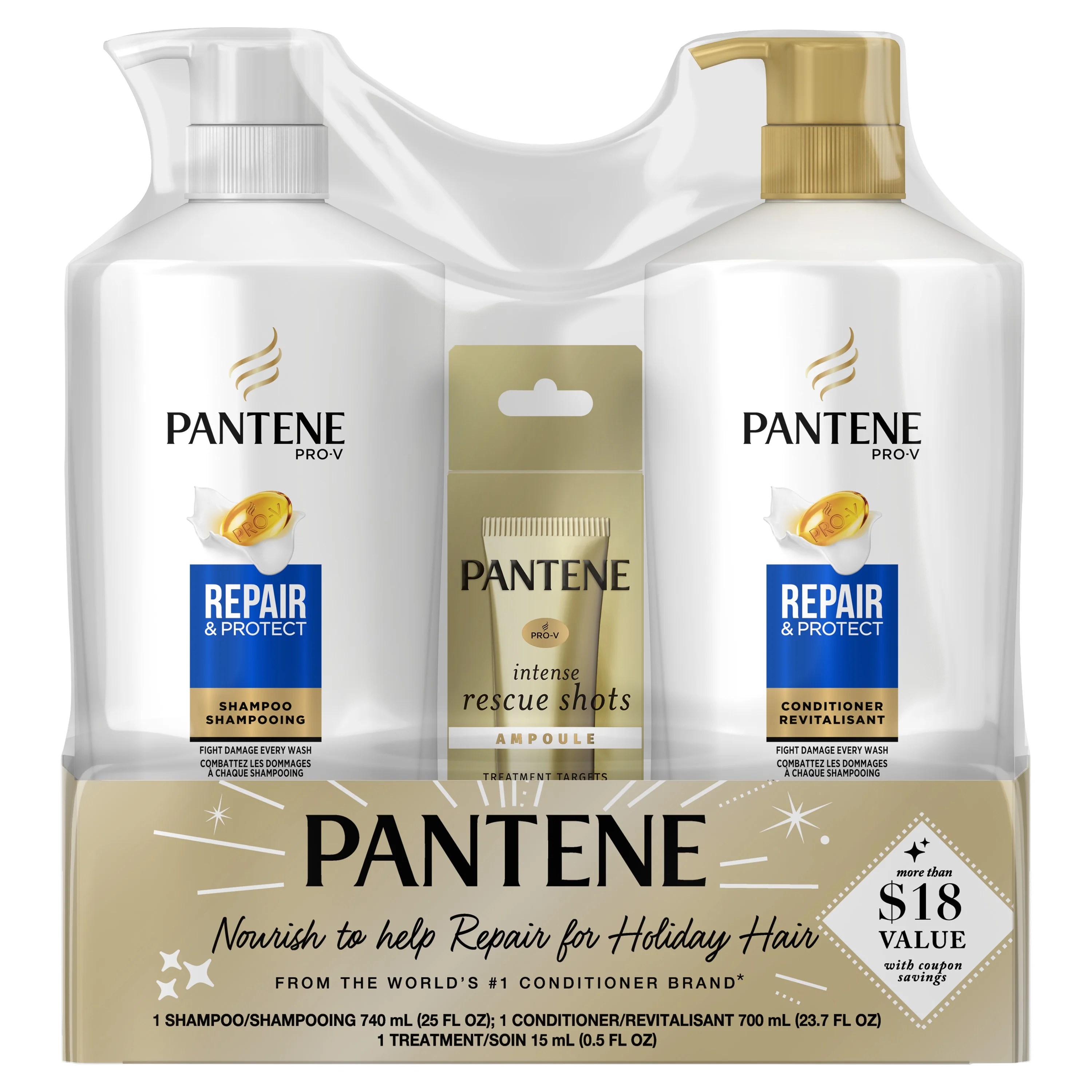 ($17 value) pantene pro-v repair and protect shampoo and conditioner