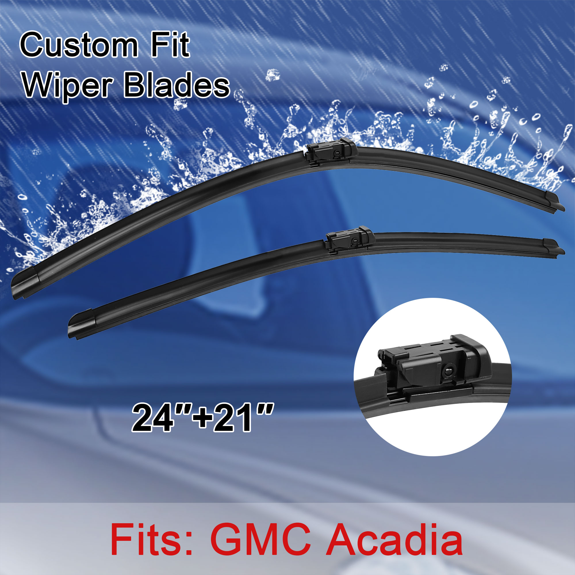 Buy Oem Quality New 21 21 Premium All Season Durable Stable And Quiet Replacemen Windshield Wiper Blades Set Of 2 Online In Taiwan B08ckrbblj I have a stubborn 2010 Acadia that I can not move the blade off the widow but by less than an inch.