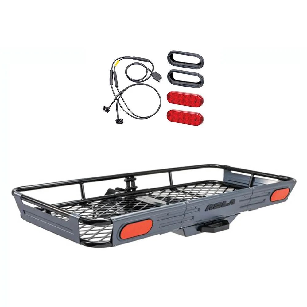 Rola Basket Style Cargo Carrier Trailer Hitch Mount 10