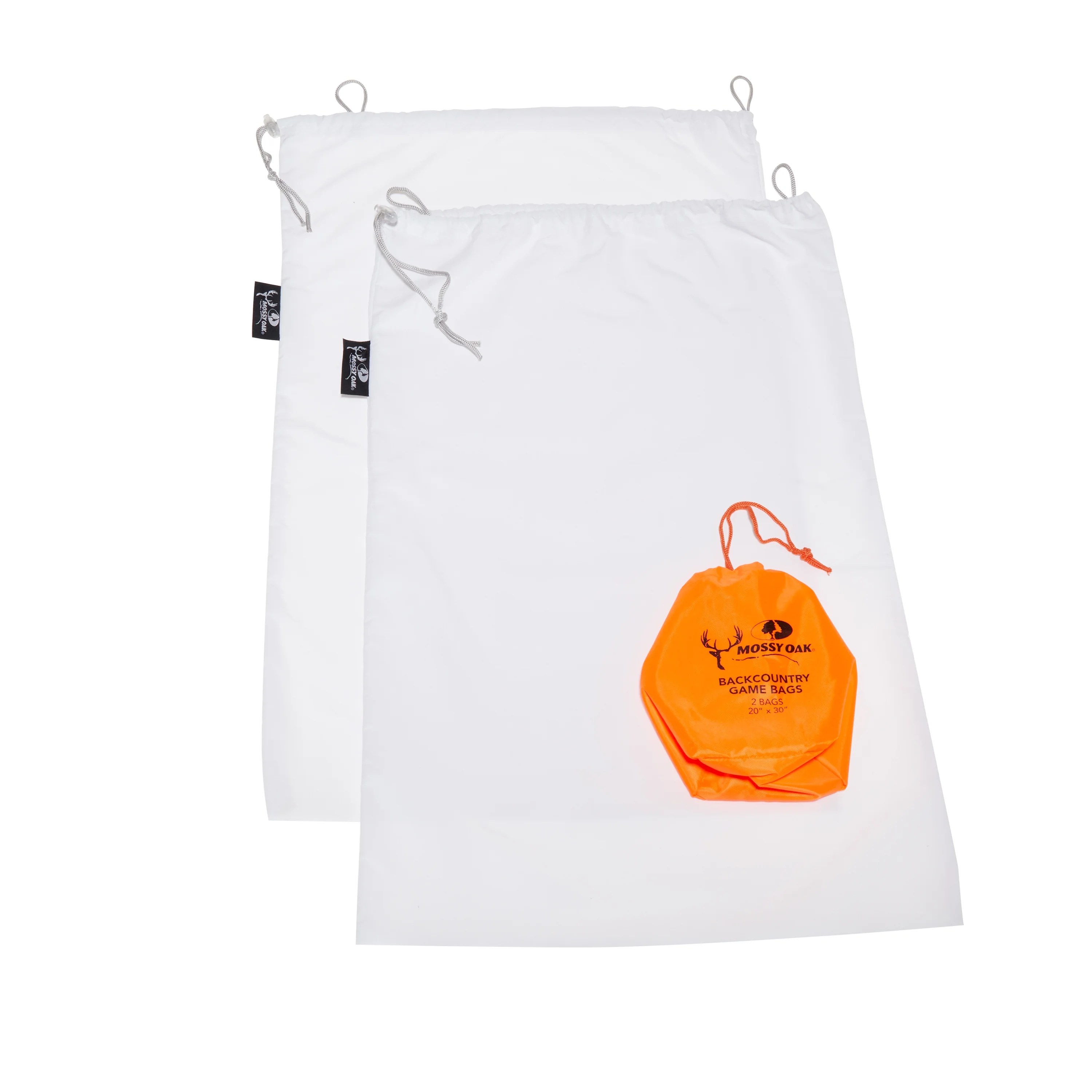 In a bucket or sink, mix a solution of laundry detergent with cold water. Mossy Oak Backcountry Game Meat Bags 2 Pack 20 W X 30 H White Orange Walmart Com