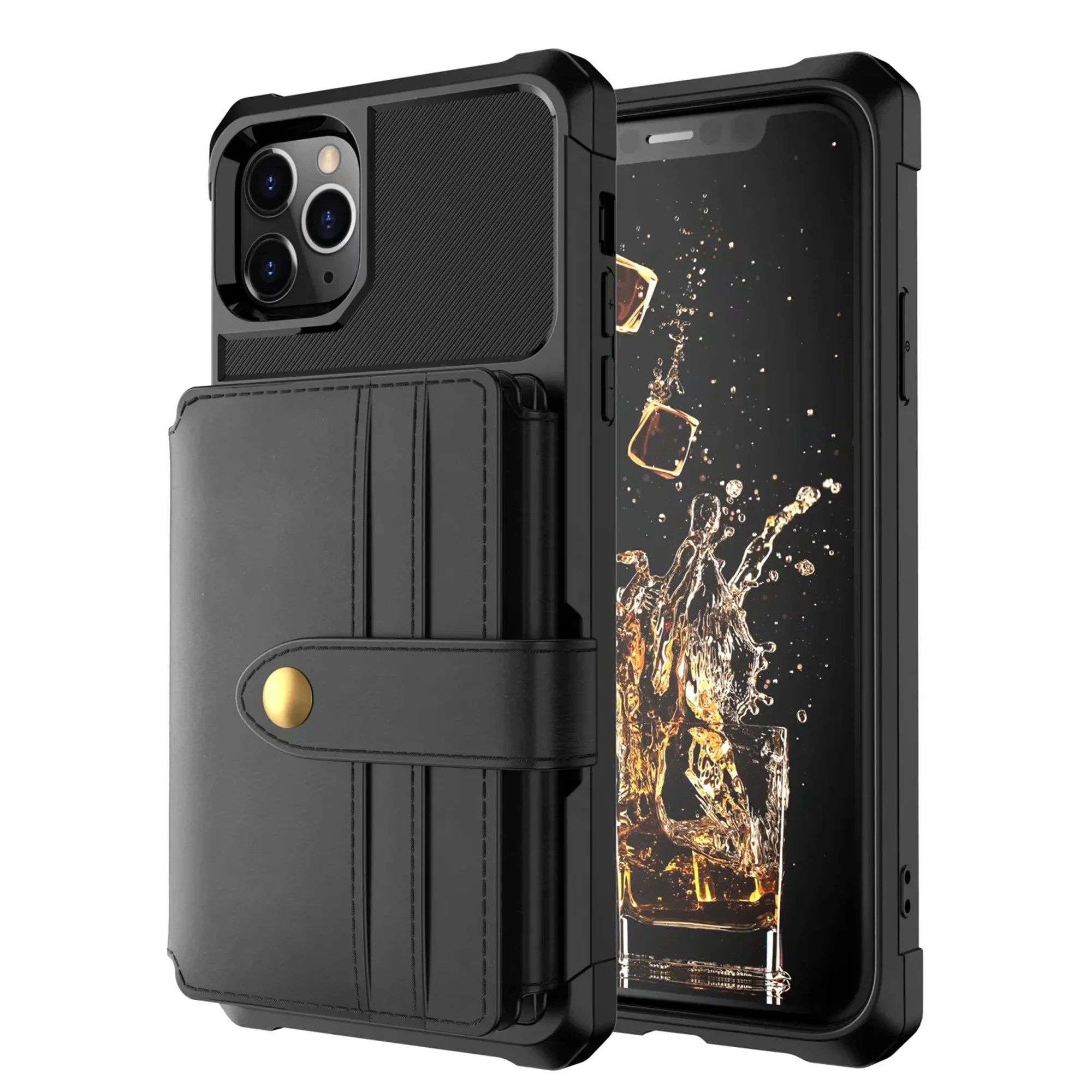 Super thin, sturdy build with great cushioning without sacrificing the thin beauty and astetics of the device. iPhone 8 Plus Wallet Case, Dteck Leather Heavy Duty Hard