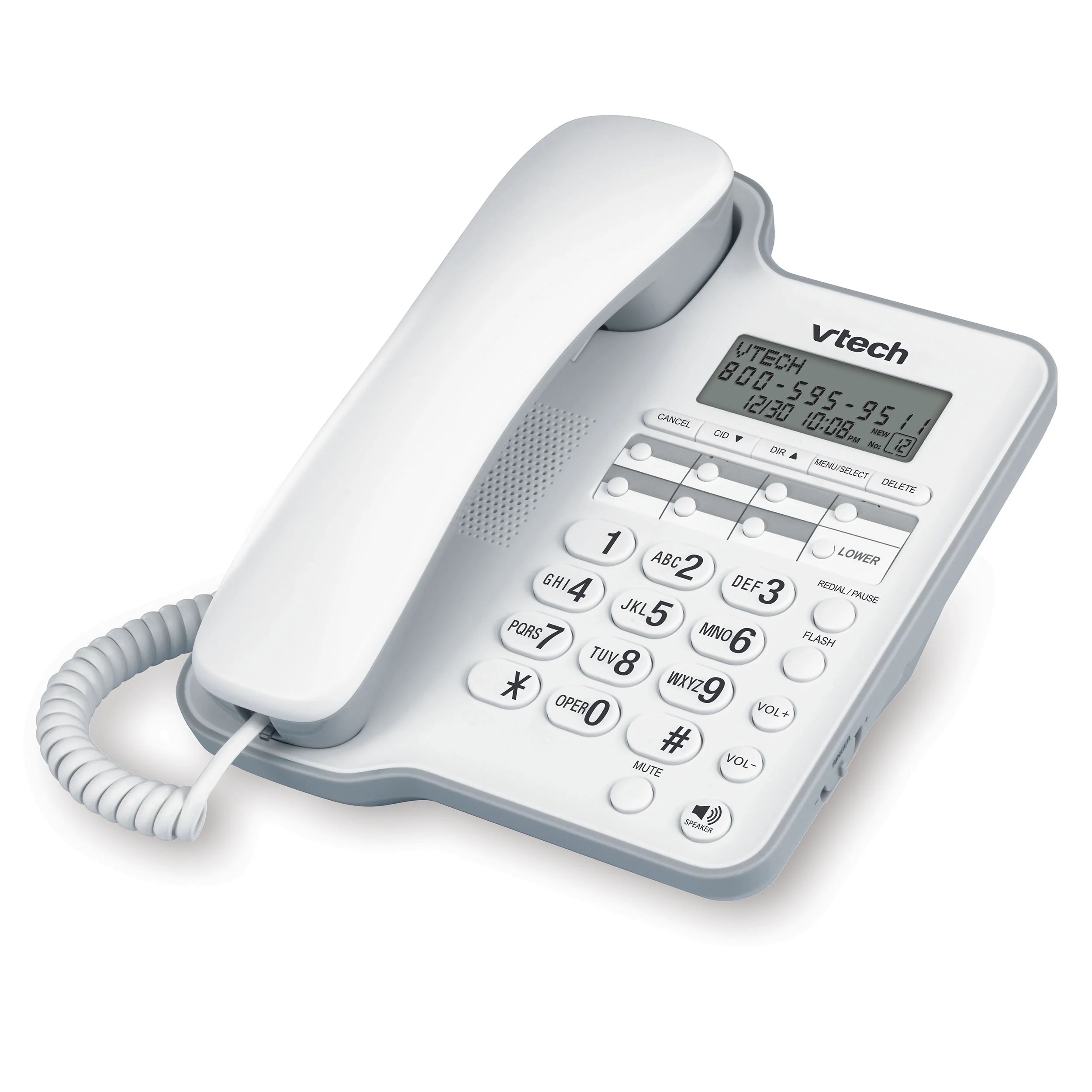 You put the user manuals in a safe place, right? Vtech Cd1153 Corded Speakerphone With Caller Id Walmart Com