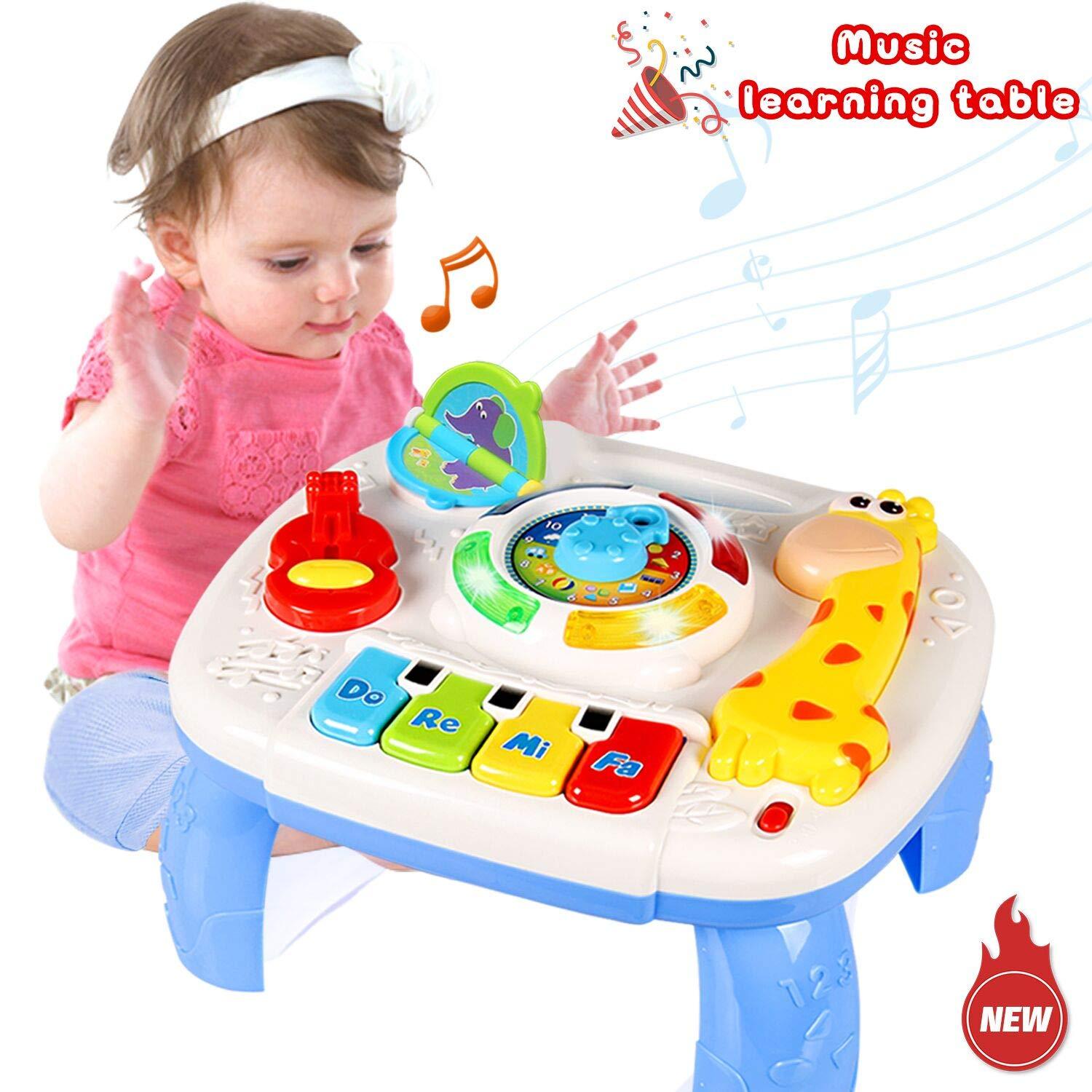 HOMOFY Baby Toys Musical Learning Table 6 Months Up- Early Education