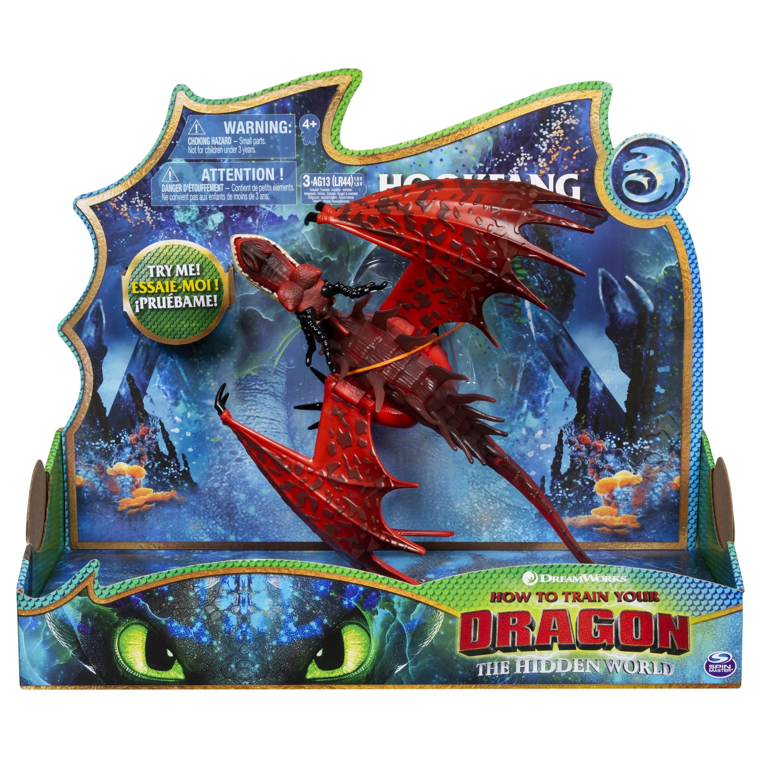 pics How To Train Your Dragon Toys Hookfang dreamworks dragons hookfang deluxe dragon with lights and sounds for kids aged 4 and up walmart com