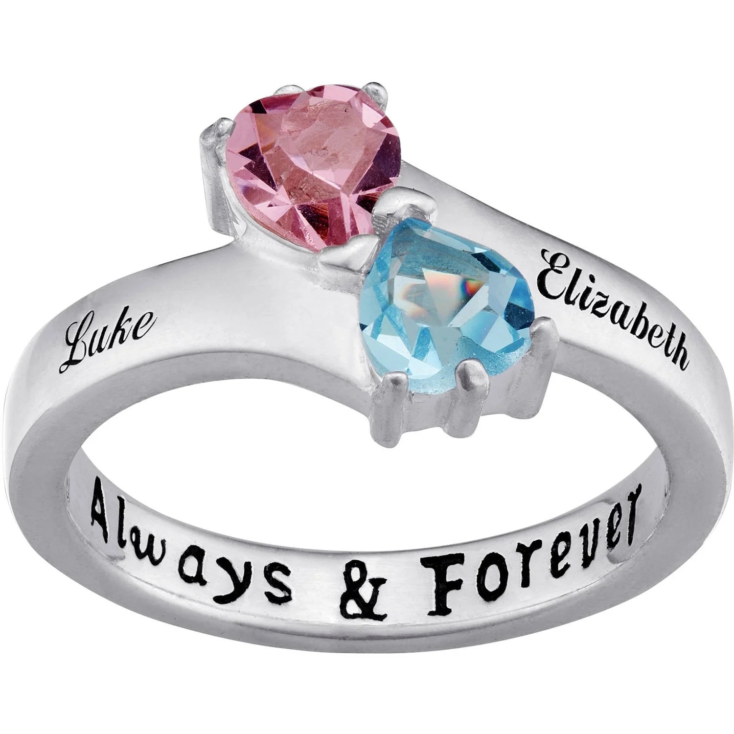 The classic claddagh design includes two hands clasped around a heart topped with a crown. Personalized Planet - Personalized Sterling Silver Couple ...