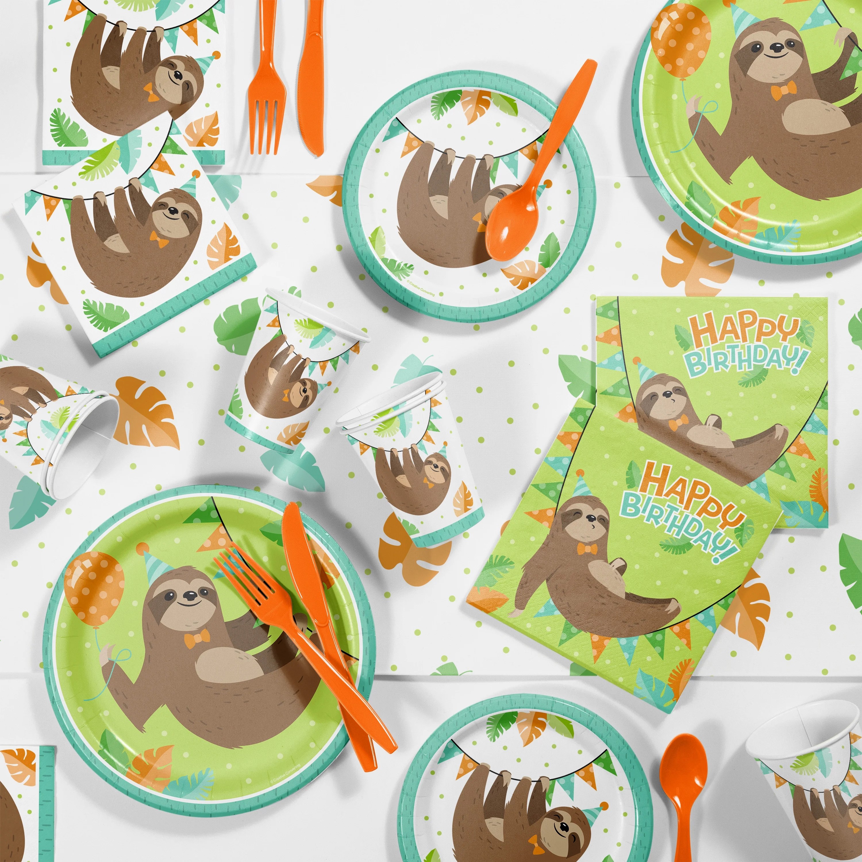 Pricing & offer details pricing, promotions and availability may vary by location and on partycity.com Sloth Birthday Party Supplies Kit - Walmart.com
