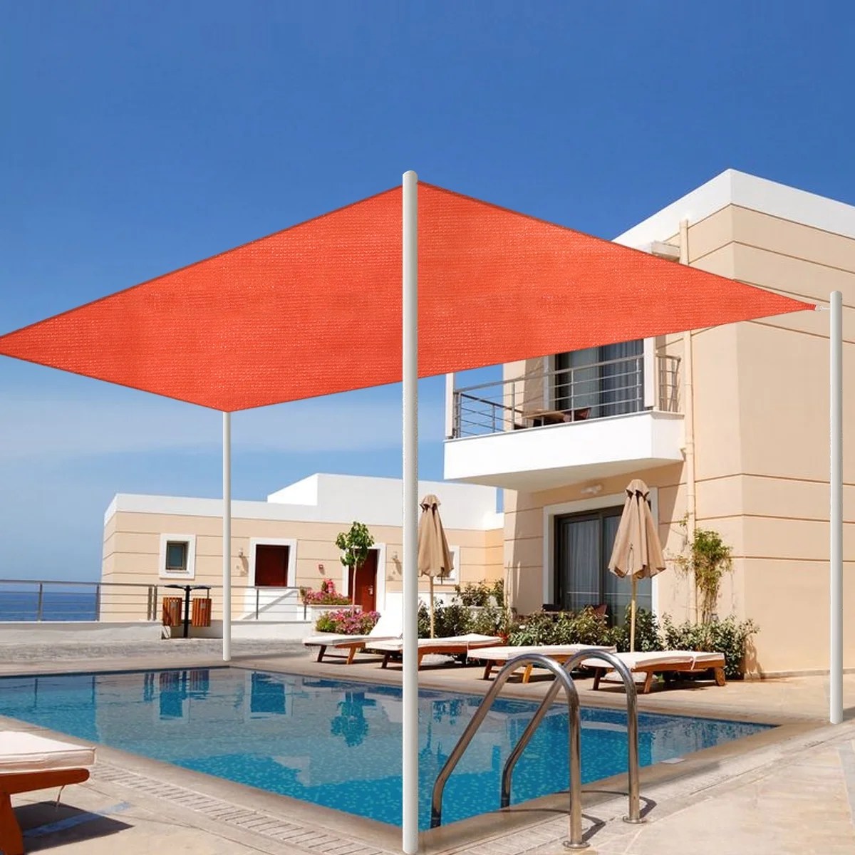 Canopy accessories make it more convenient for us to build an instant shelter under the sun and rain. Veryke 16' Sun Shade Sail, Square UV Block Deck Pool ...