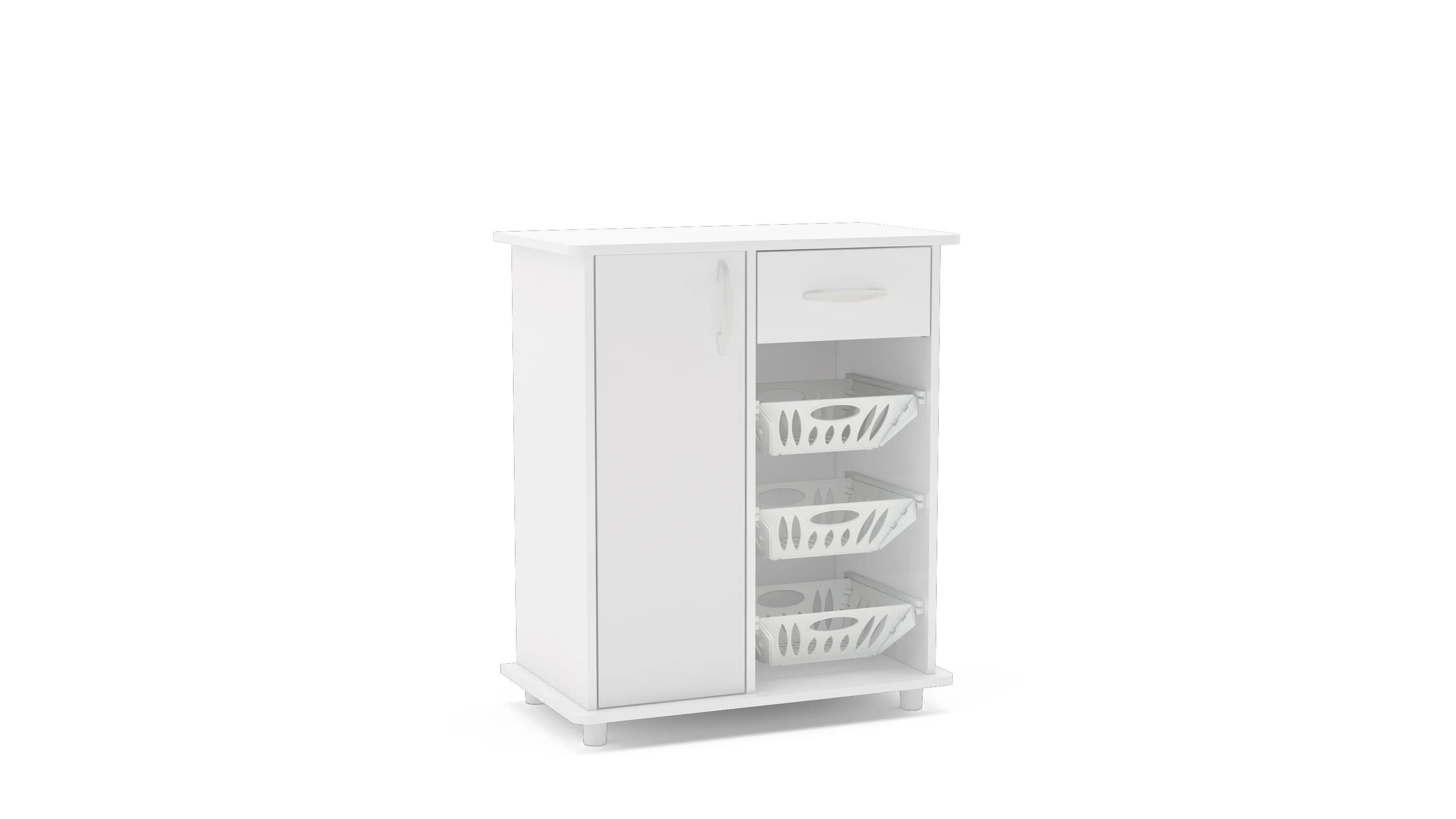 Kitchen Storage Cabinet Sideboard Buffet Cupboard Wood ...