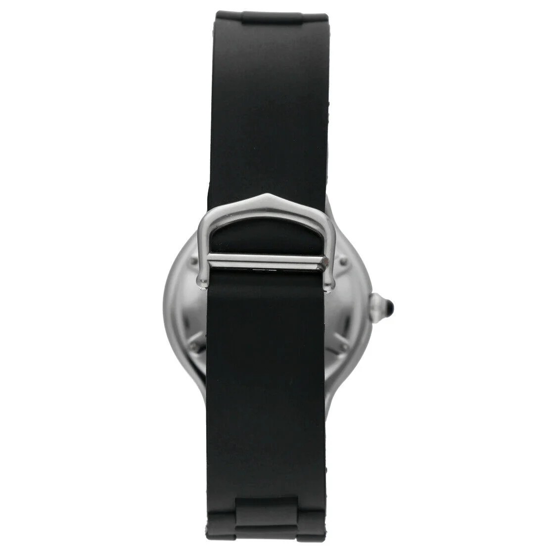 Cartier Autoscaph 21 Must De Cartier 2427 Steel Rubber Automatic Wrist Watch Walmart Com