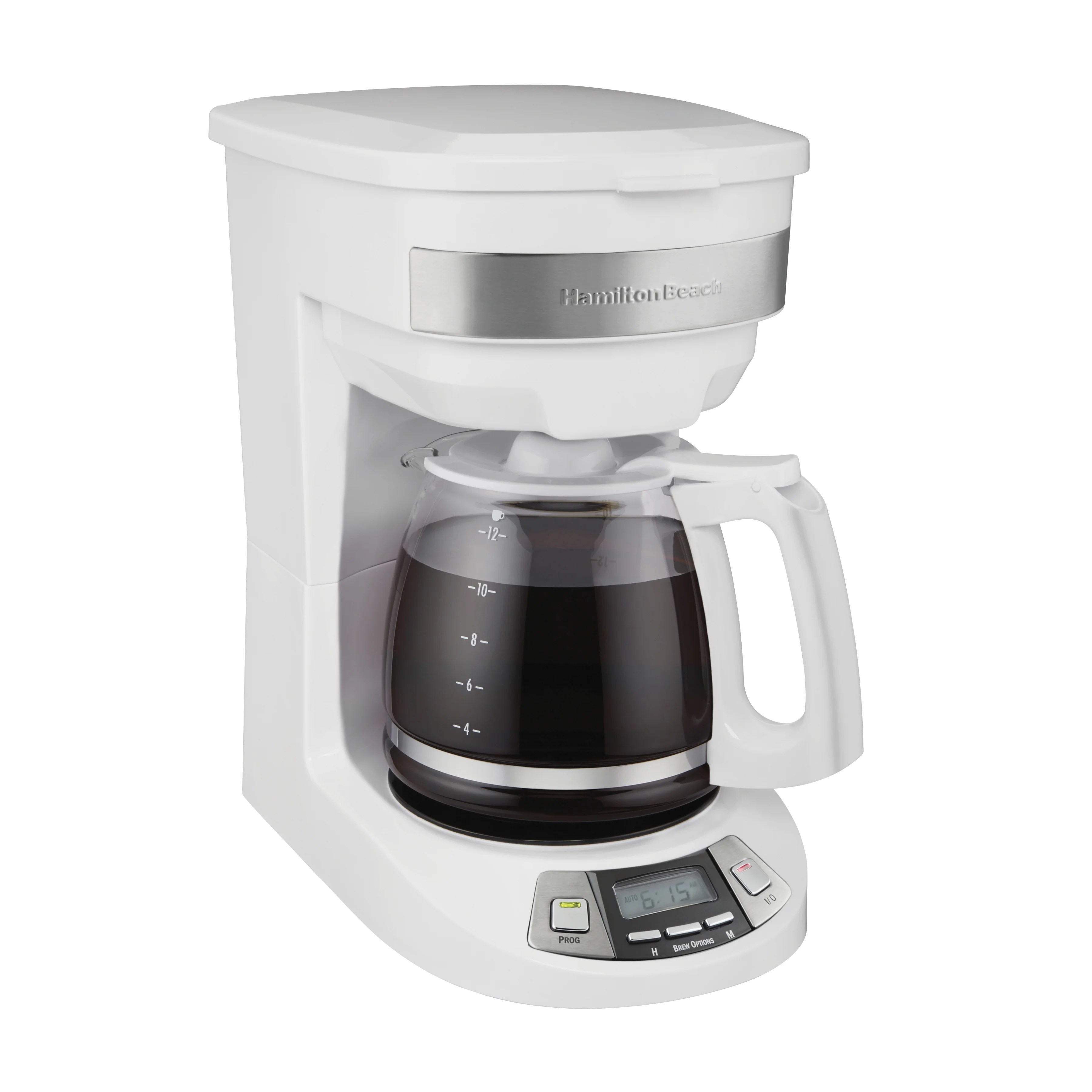 Wired breaks down what's inside a cup of coffee, one piece at a time. Hamilton Beach Programmable 12 Cup Coffee Maker, White