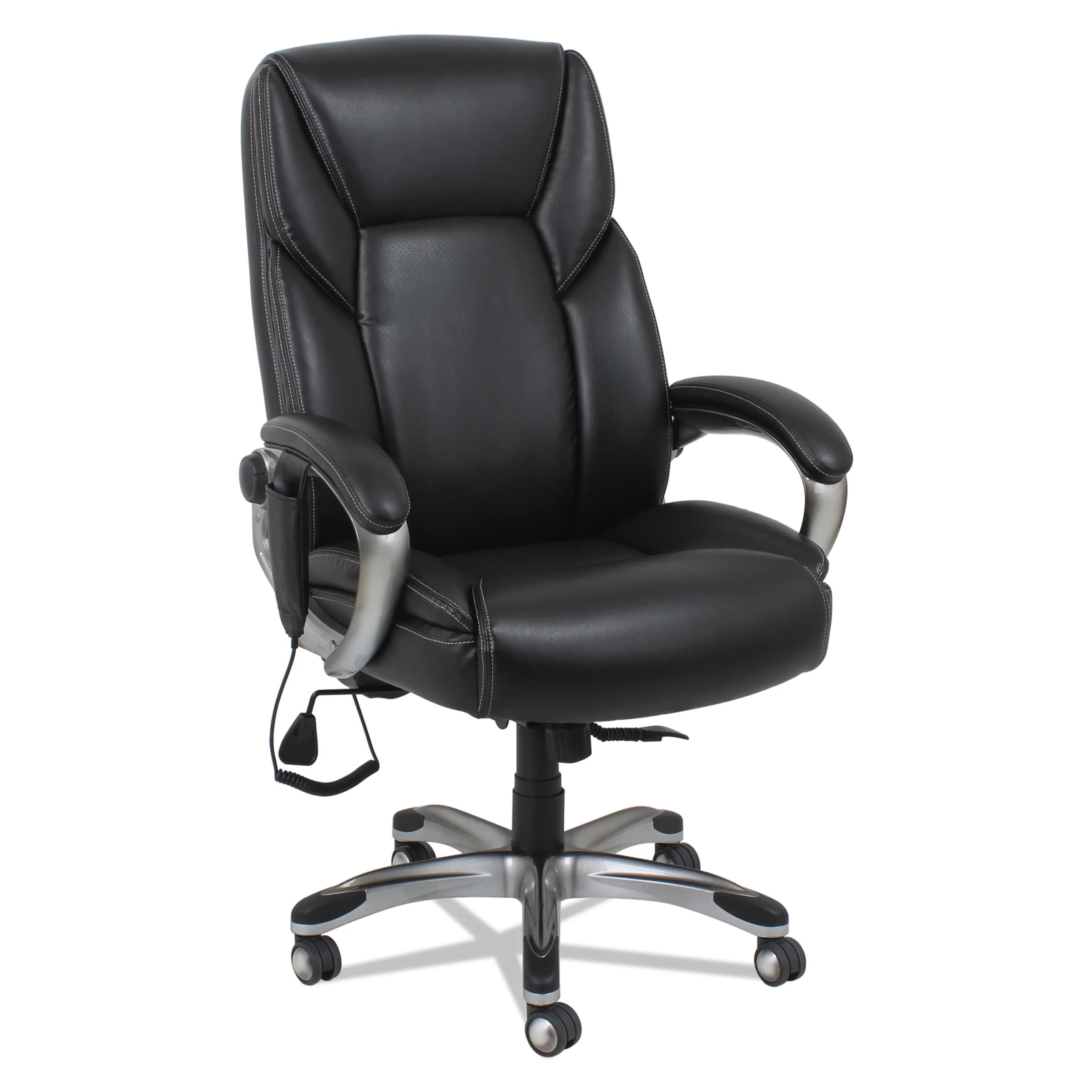 Enjoy your own portable shiatsu massage therapist with the kogan heated deluxe shiatsu massage pillow, helping to soothe your muscles and alleviate tension. Alera Shiatsu Heated Massage Executive Swivel Leather