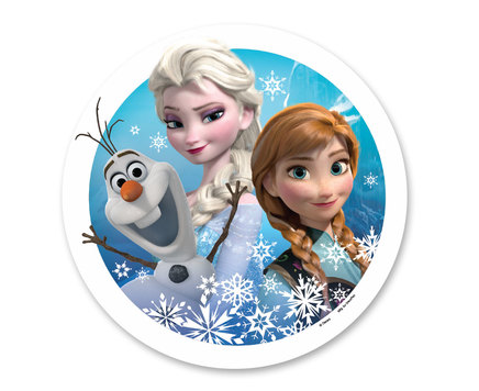 frozen sisters and olaf edible icing image cake decoration topper 14