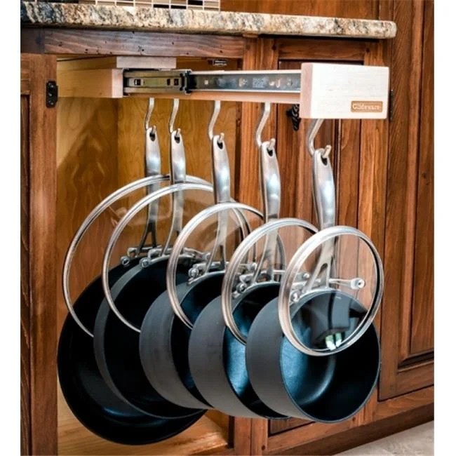 Hanging Pot and Pan Organizer - Contemporary - Kitchen ...