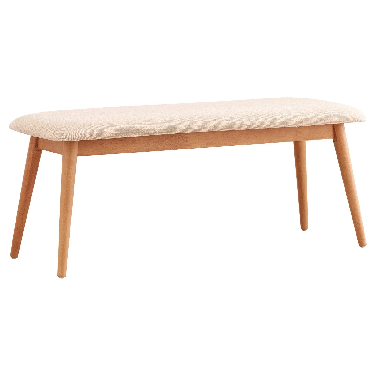 Mid Century Upholstered Dining Bench 8 image