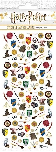 images Harry Potter Stickers Printable paper house productions stm 0021 harry potter micro stickers 3 pack assorted colors walmart com