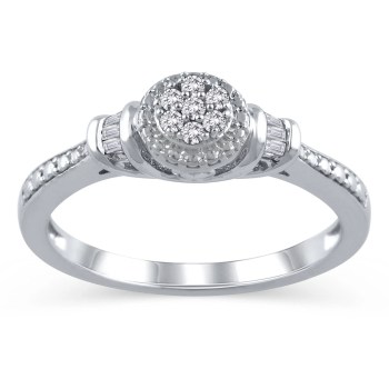 1 10 carat tw diamond promise ring
