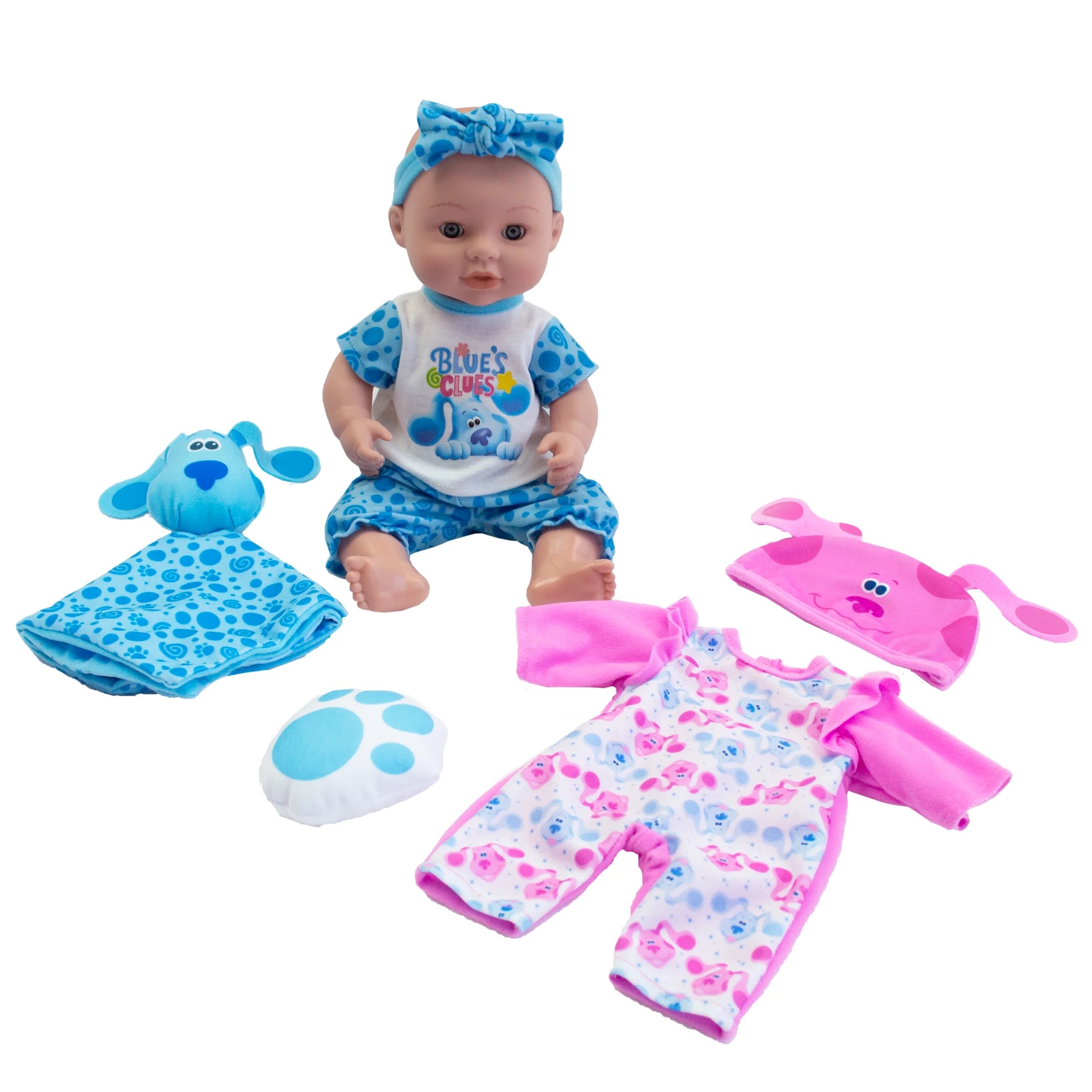 Ending friday at 3:57am pst 3d 15h. My Sweet Love Blue Clues You Baby Doll Play Set Blue Eyes Light Skin Tone Walmart Com