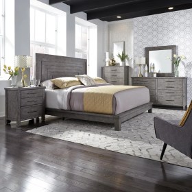 farmhouse furniture liberty queen bed platform bedroom king sets mirror charcoal distressed dresser gray dusty darvin piece fair finish chest
