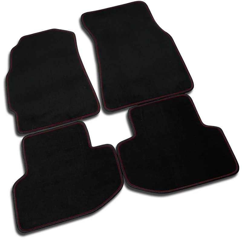 Spec-d tuning for 1994-2001 acura integra floor mat carpets black w/red