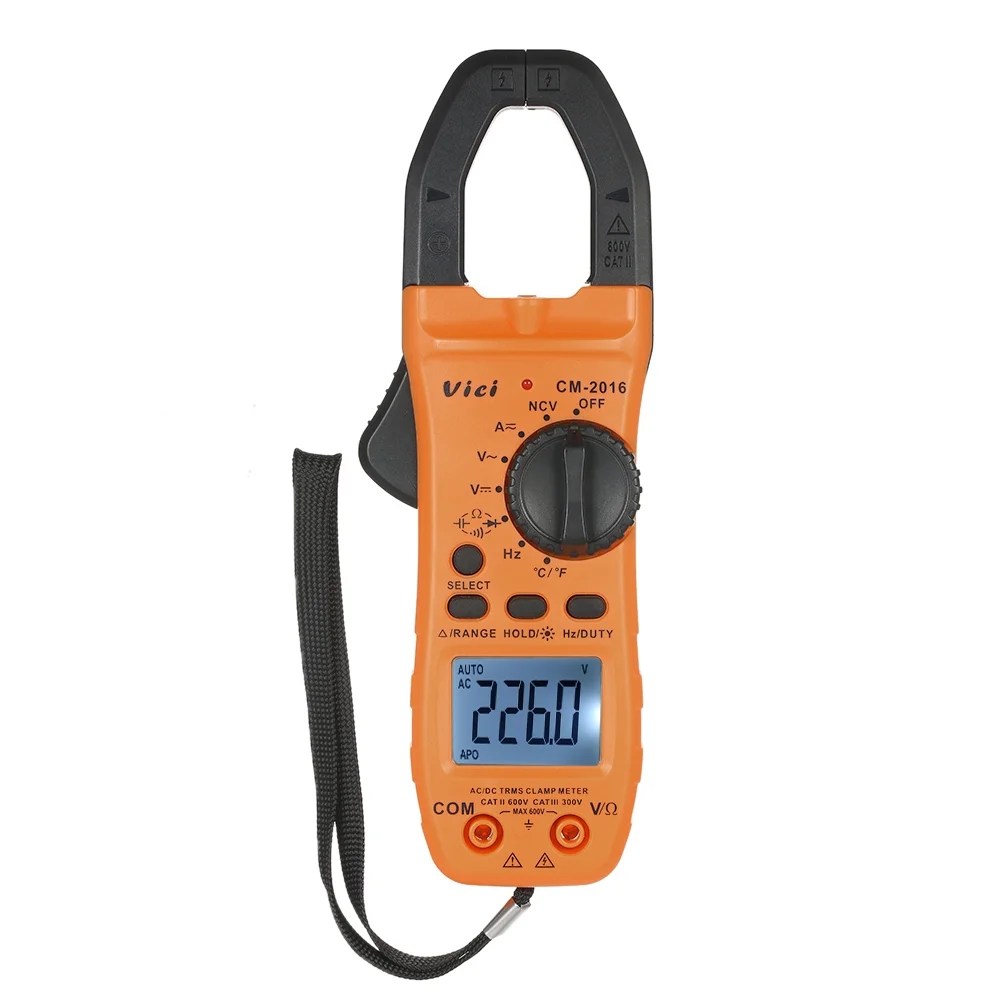 Vici Hand Held Lcd Digital Clamp Meter Multimeter Ac Dc Vici Hand Held Lcd Digital Clamp Meter Multimeter Ac Dc