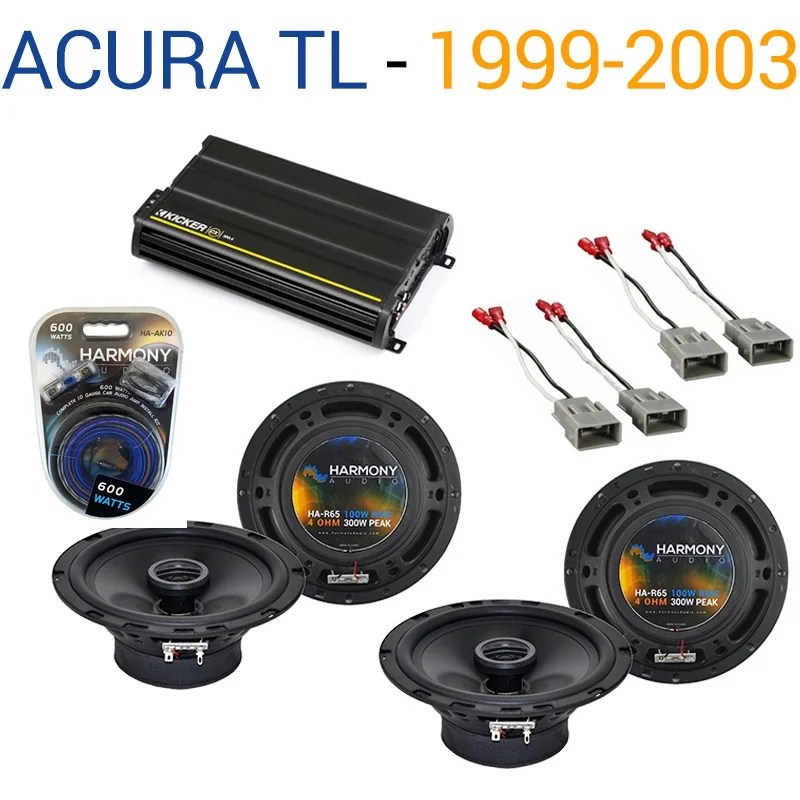 Acura tl 1999-2003 factory speaker replacement harmony (2) r65 & cx300
