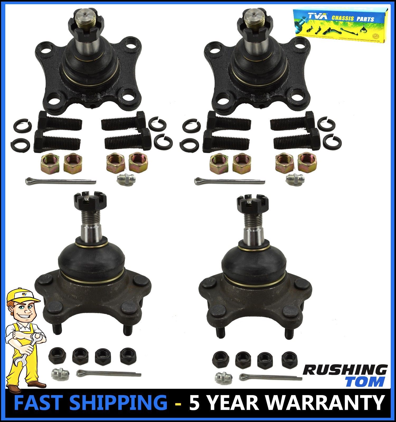 Front upper & lower ball joint kit for toyota t100 4runner pickup