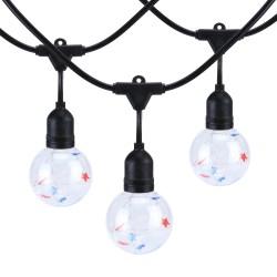 rv string bulb plastic drive count g80 globe clear multi led lights